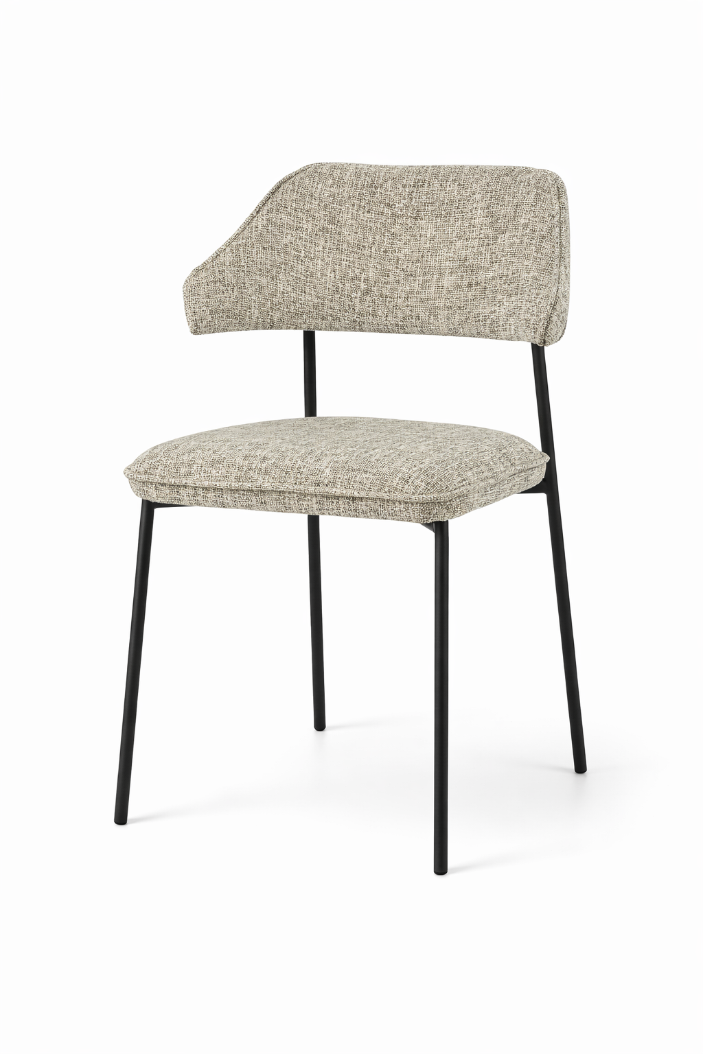 Serano Olive Grey Boucle Dining Chair