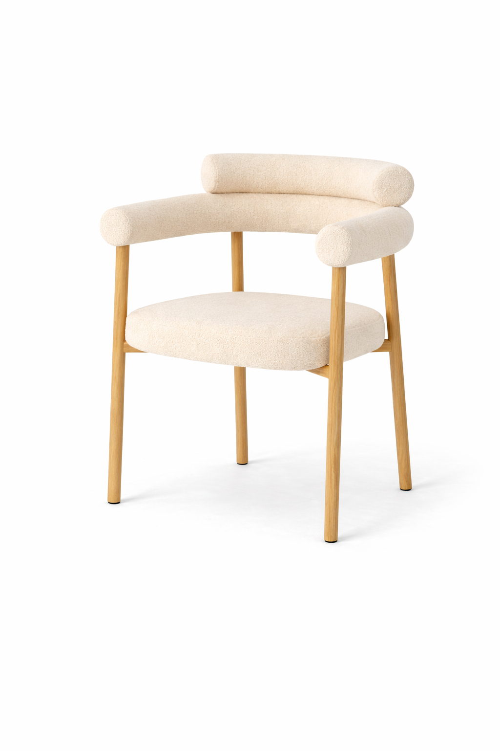 Rovani Beige Wooden Dining Chair