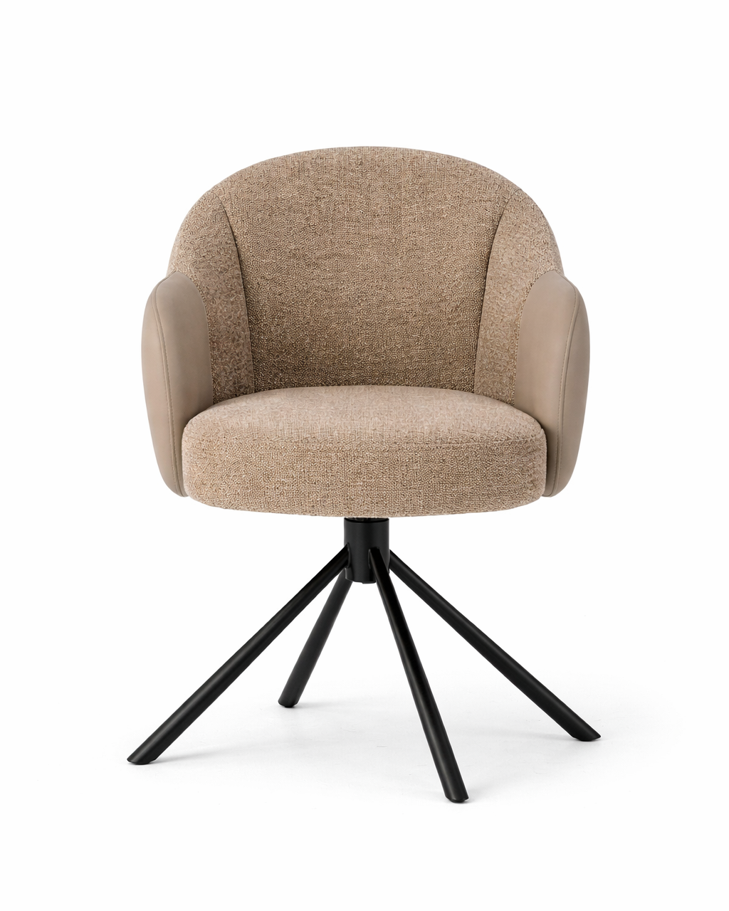 Marvex Brown Swivel Dining Chair