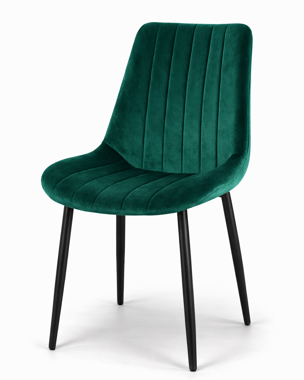 Calvex Black With Green Seat Dining Chair