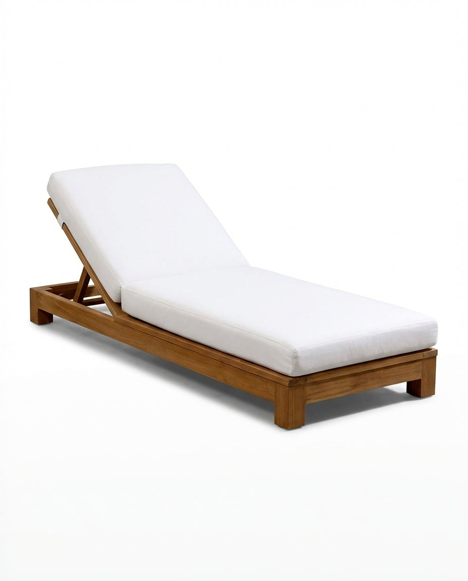 Addison White Outdoor Wooden Lounger Daybed