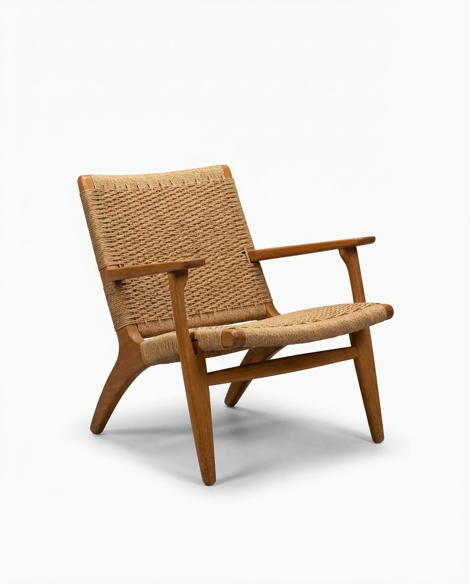 Aragon Dark Wood Outdoor Chair With Cane Back