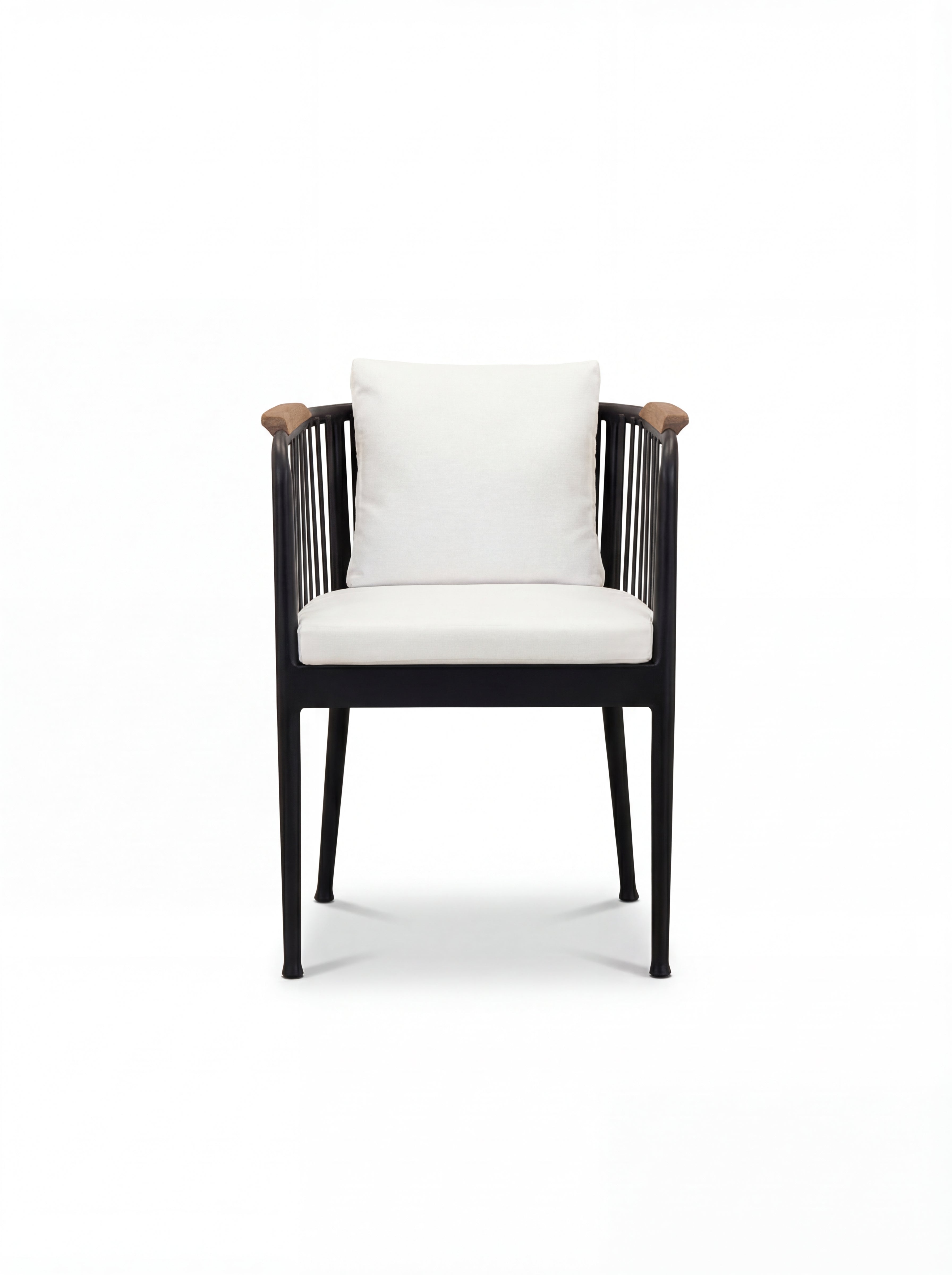 Augusta Black Outdoor Dining Chair