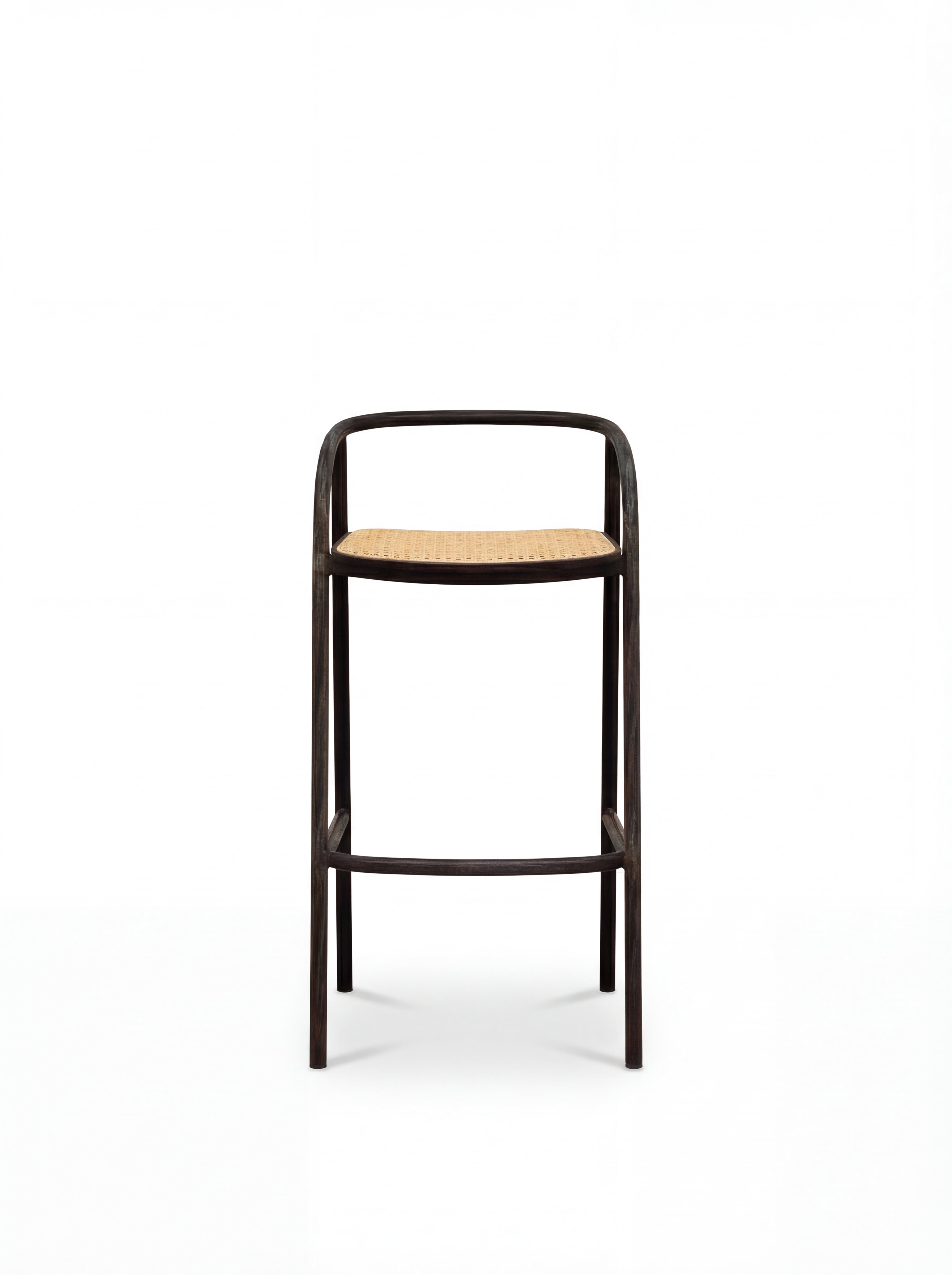Augusta Black Outdoor Lego Bar Chair