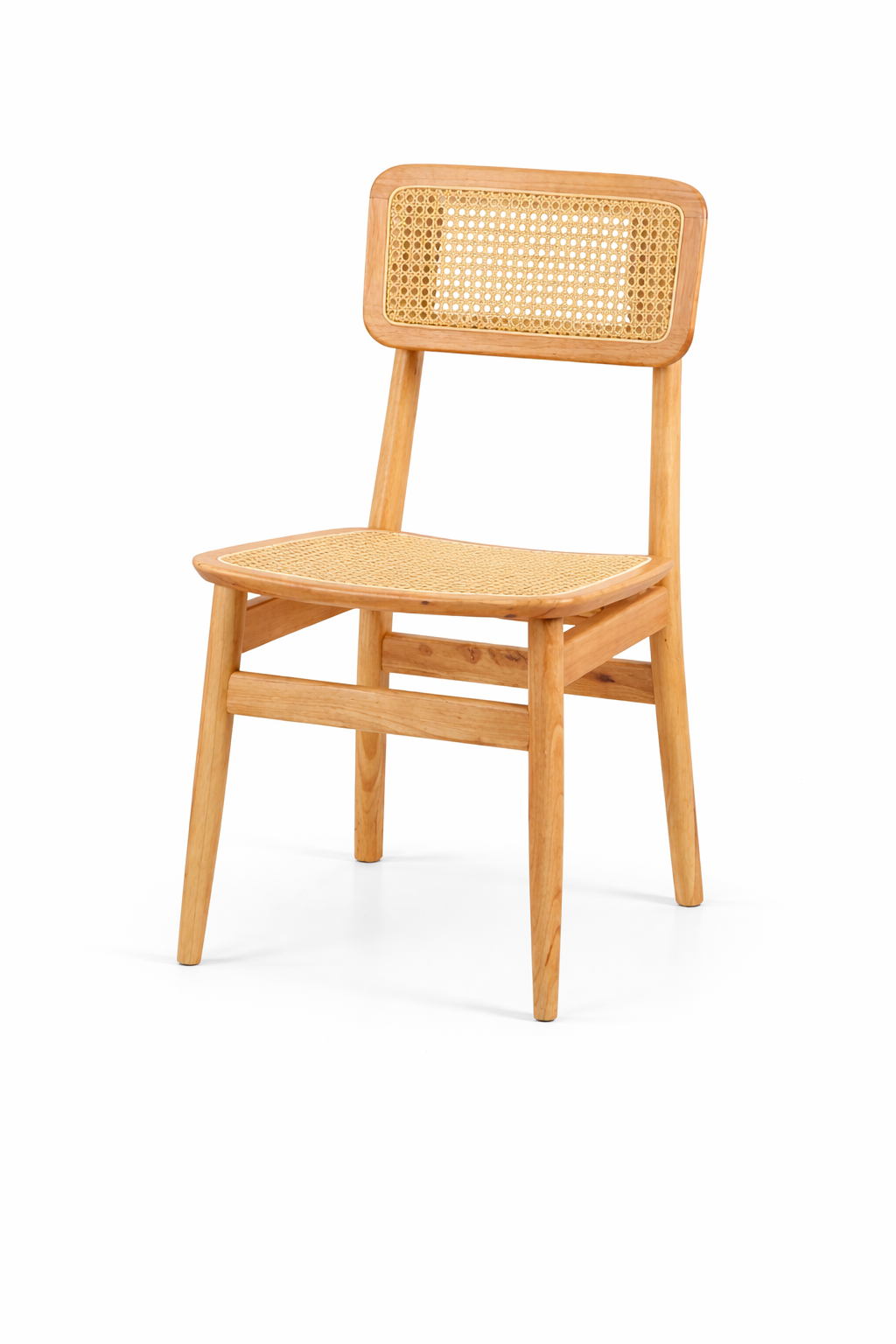 Averon Cane Natural Wood Dining Chair