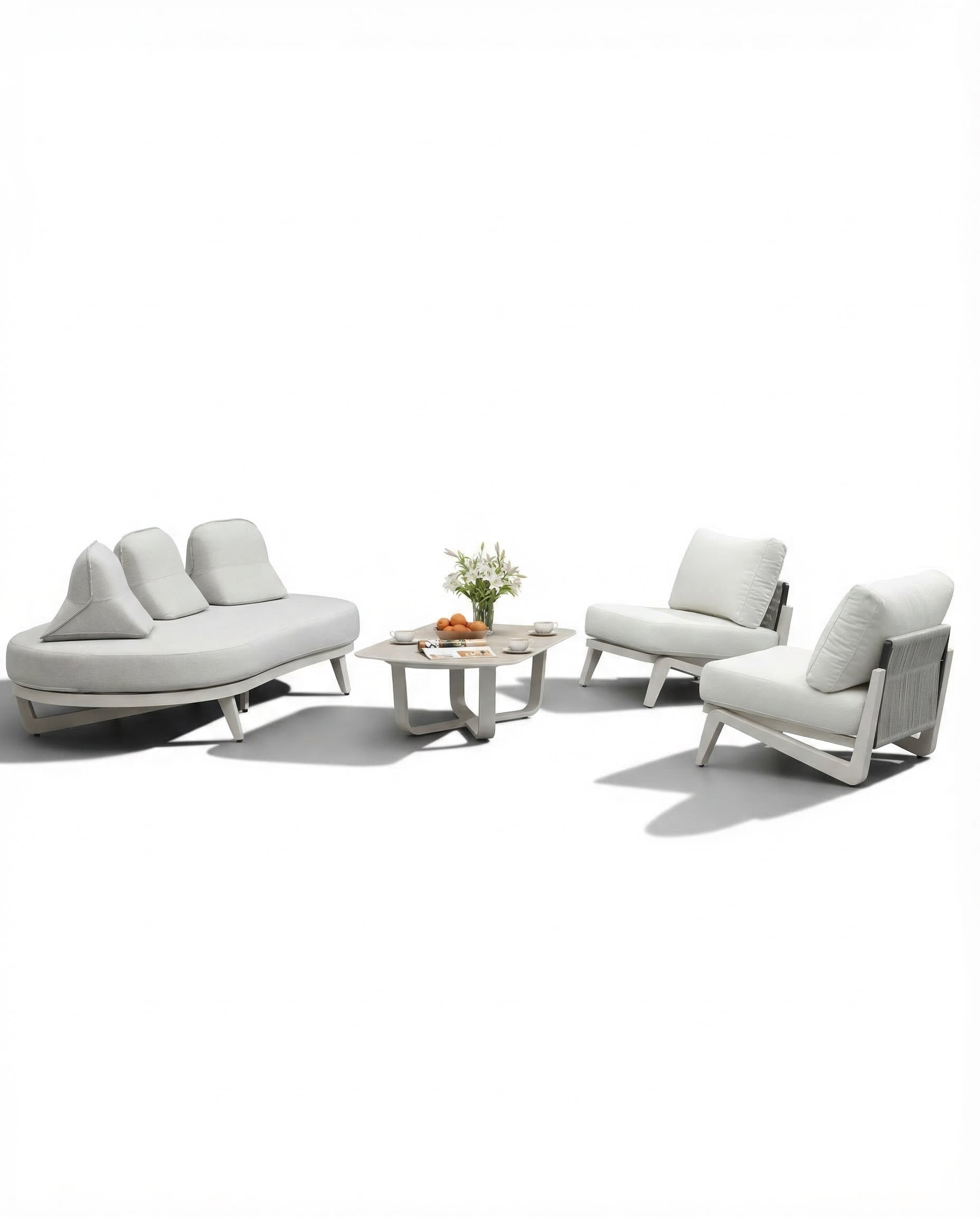 Bonn Outdoor Lounge Sofa Set With Coffee Table