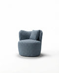 Bronte Bluish Grey Swivel Sofa Chair