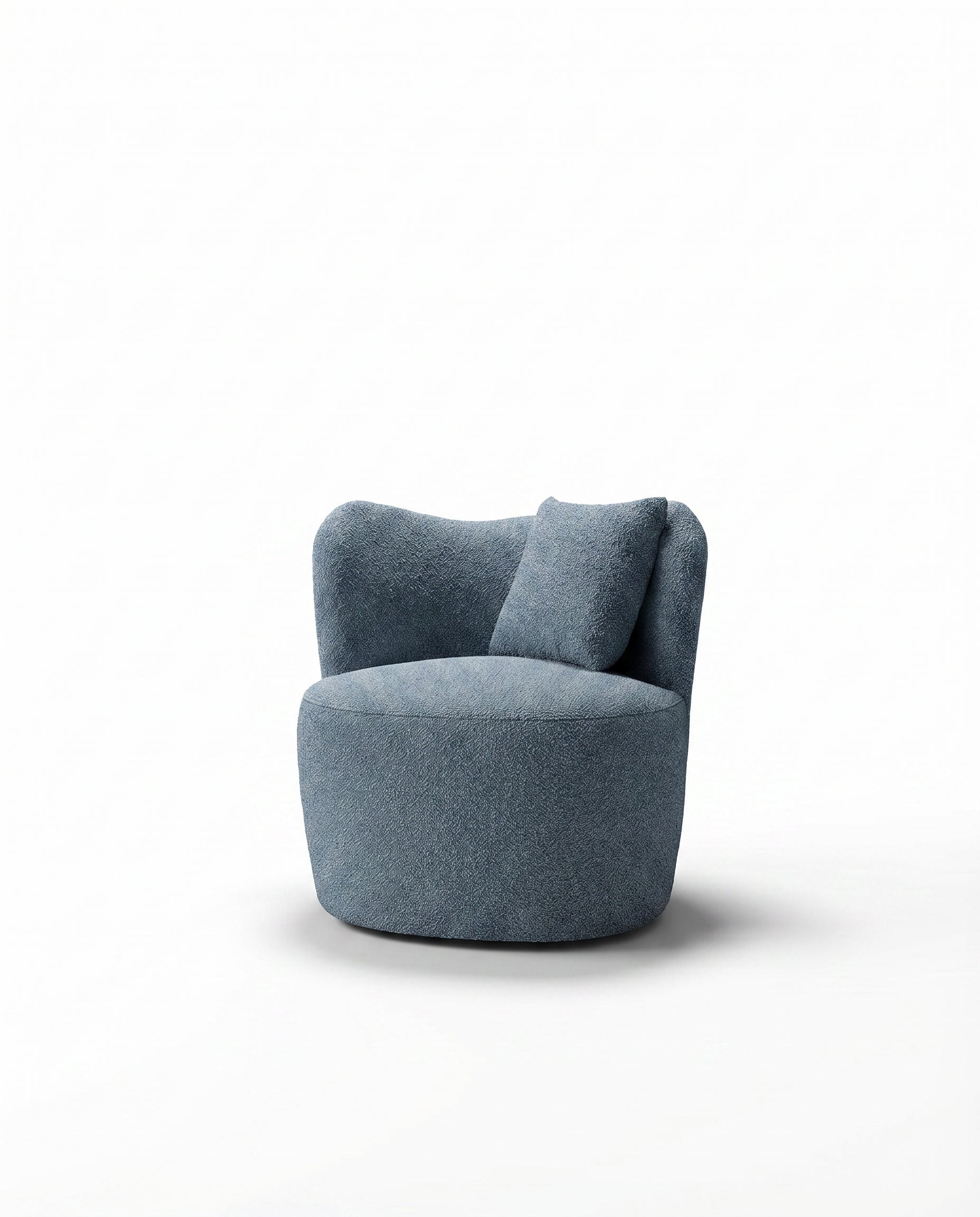 Bronte Bluish Grey Swivel Sofa Chair