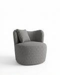 Bronte Dark Grey Swivel Sofa Chair