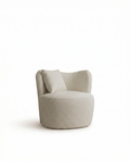 Bronte Light-Beige Swivel Sofa Chair