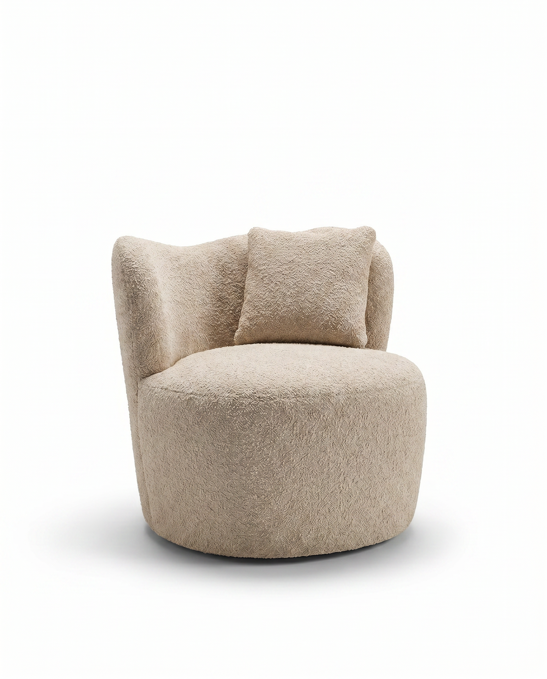 Bronte Soft Sand Swivel Sofa Chair