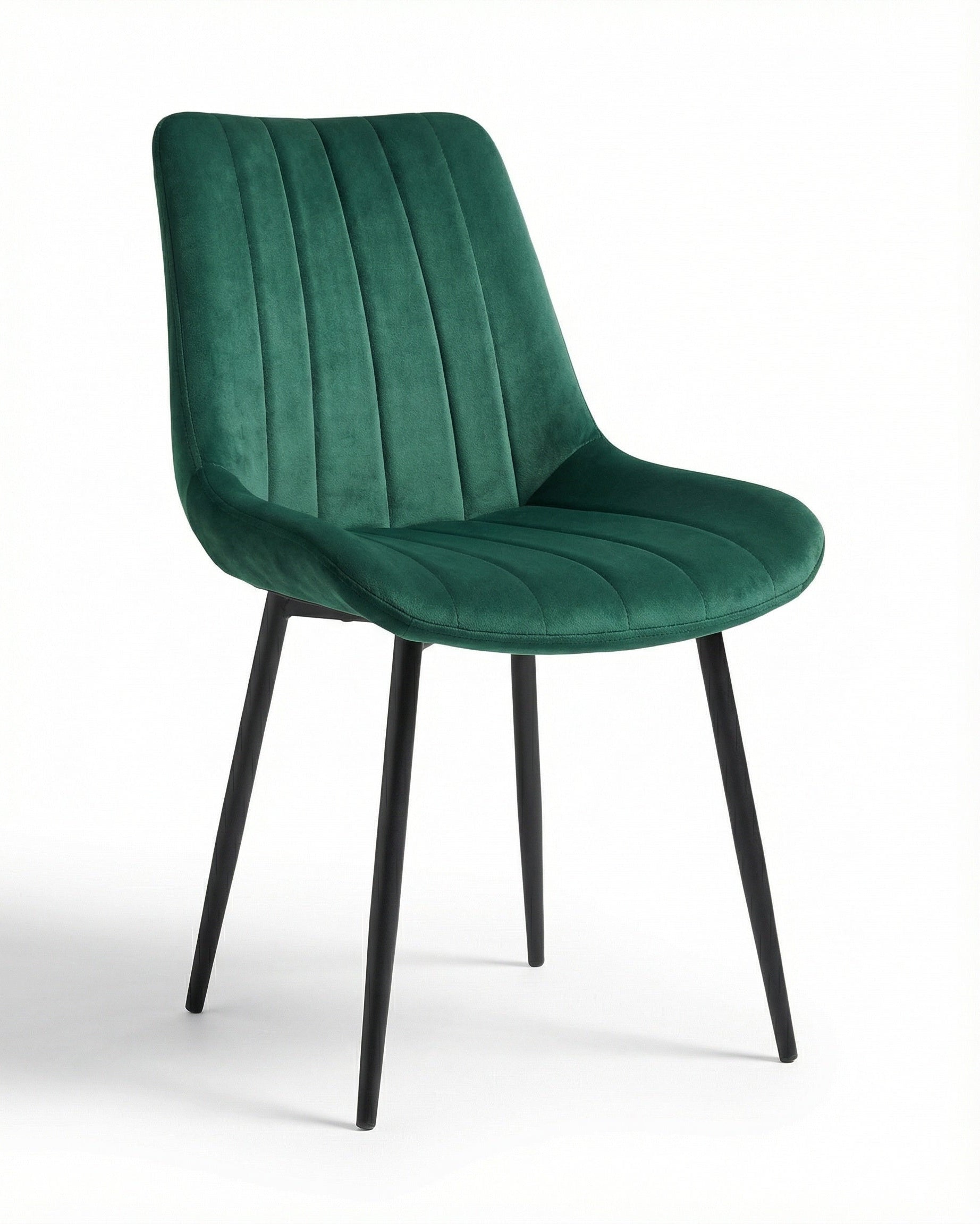 Calvex Black With Green Seat Dining Chair