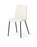 Calvex Black With Off White Seat Dining Chair