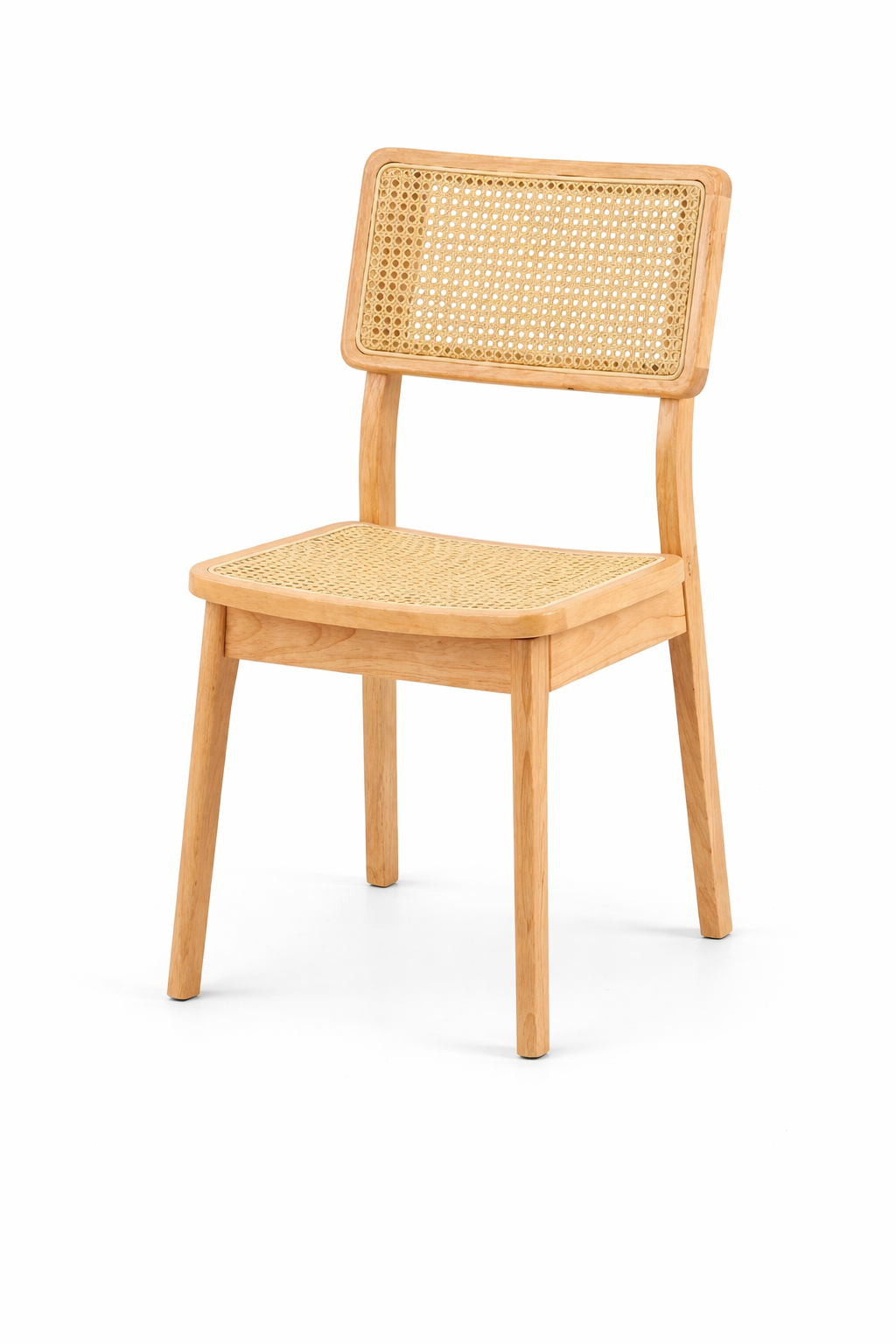 Canoro Beige Natural Wood Dining Chair