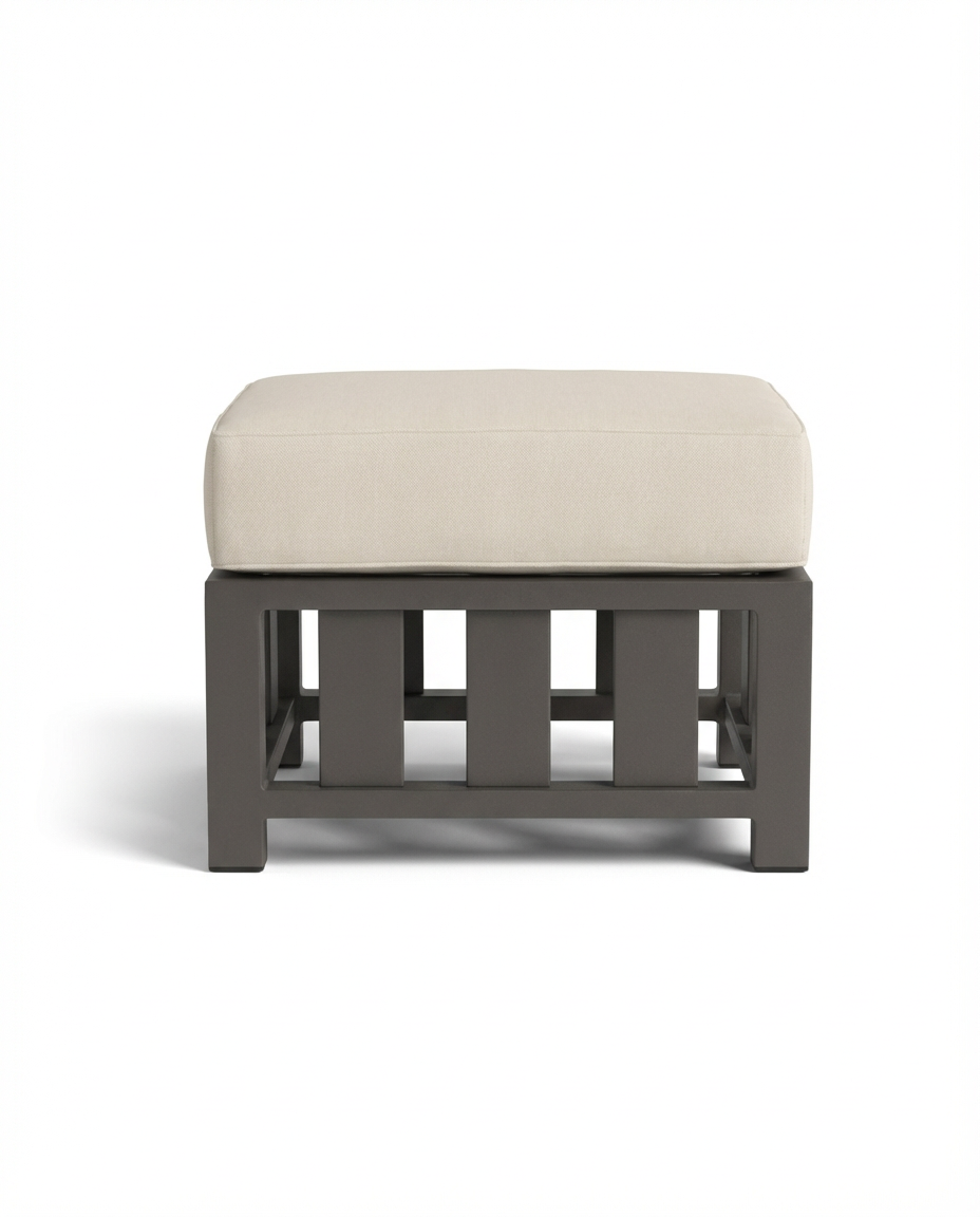 Cape Town Dark Grey Outdoor Footrest