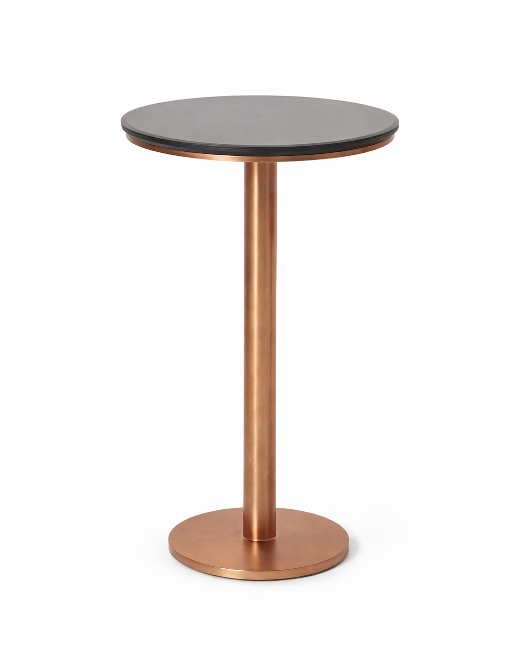 Champelle Dark Grey Round Bar Table