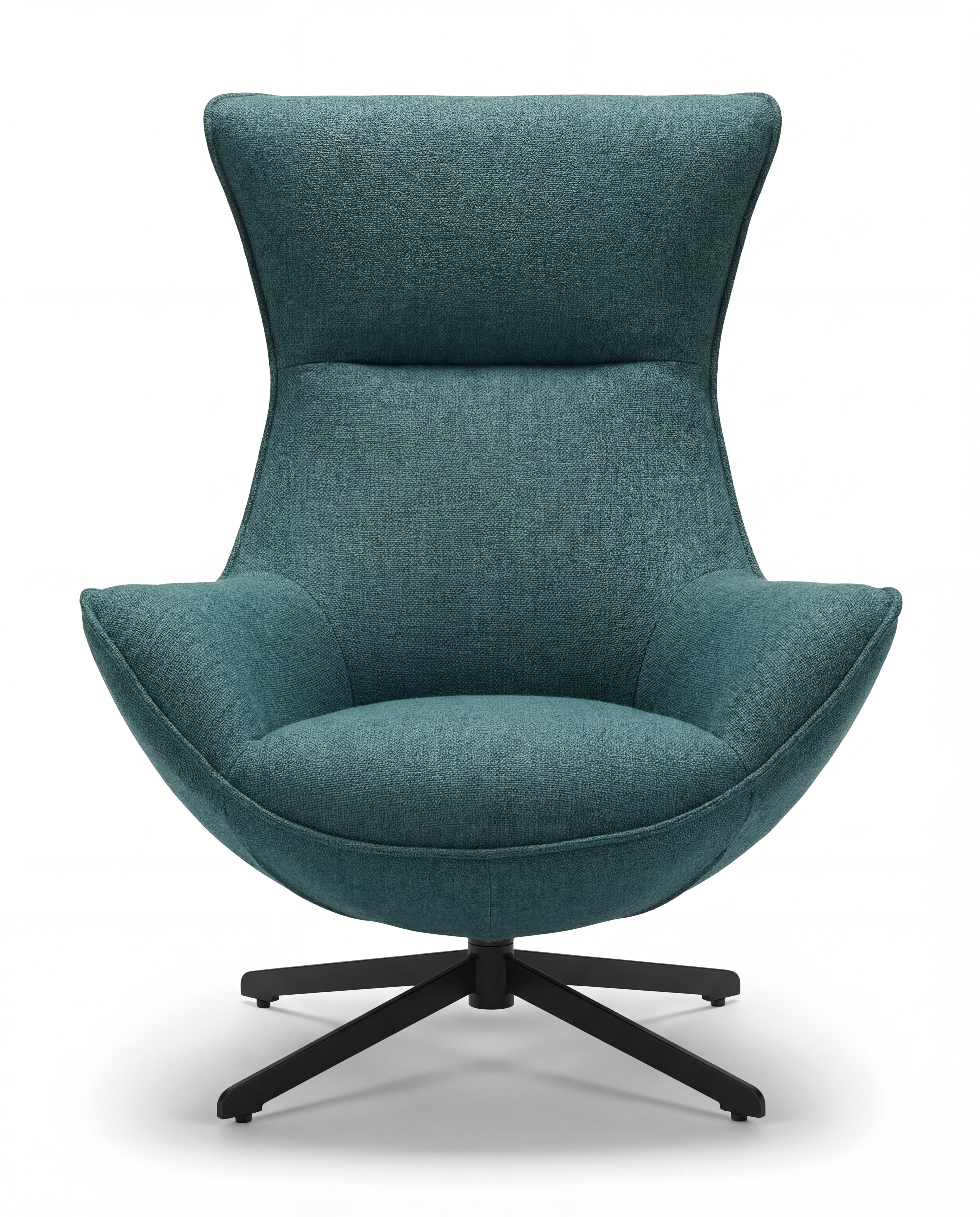Eldora Blue Swivel Lounge Sofa Chair