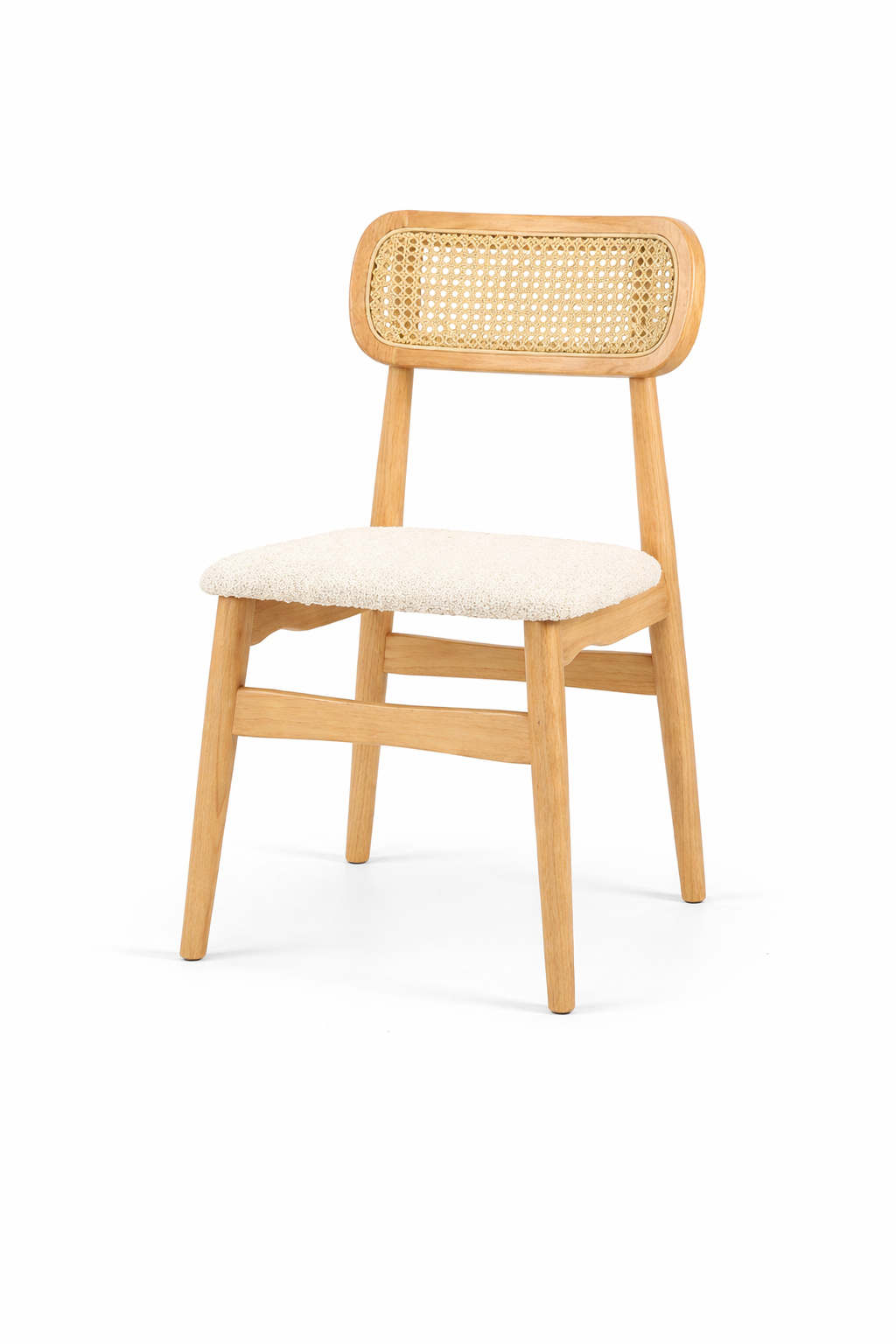 Eldrin Cane Natural Wood Dining Chair