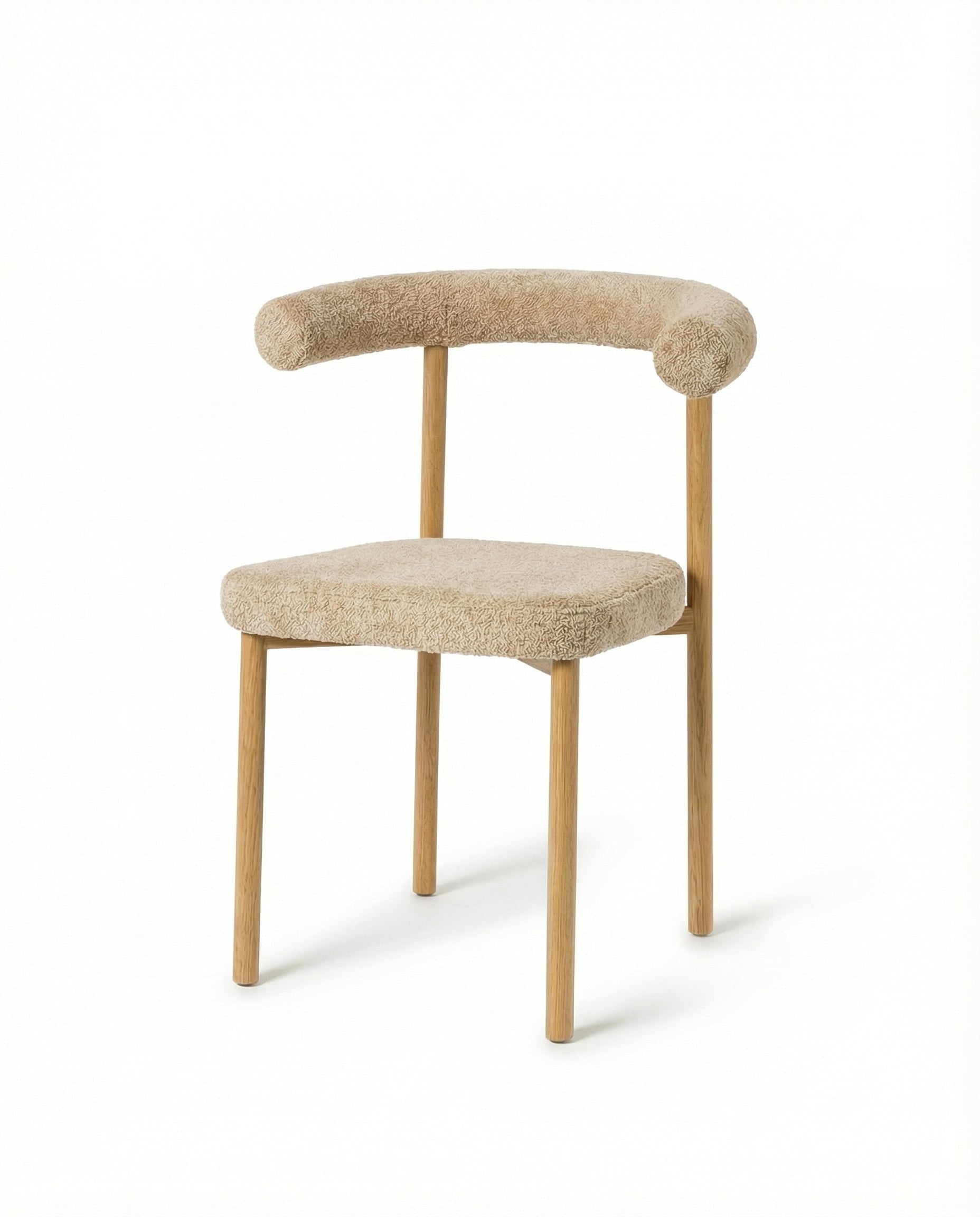 Evaro Natural Wood Dining Chair