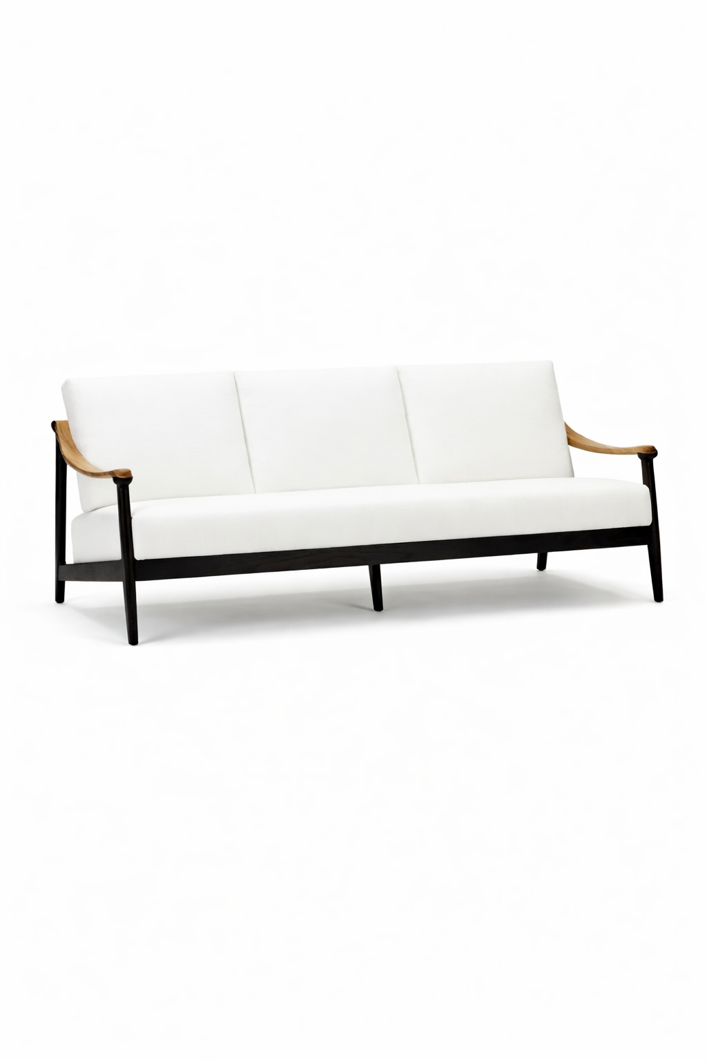 Hansen Black Outdoor Lounge 3-Seater Sofa