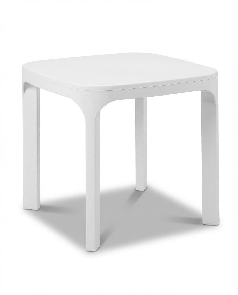 Heidelberg White Outdoor Side Table