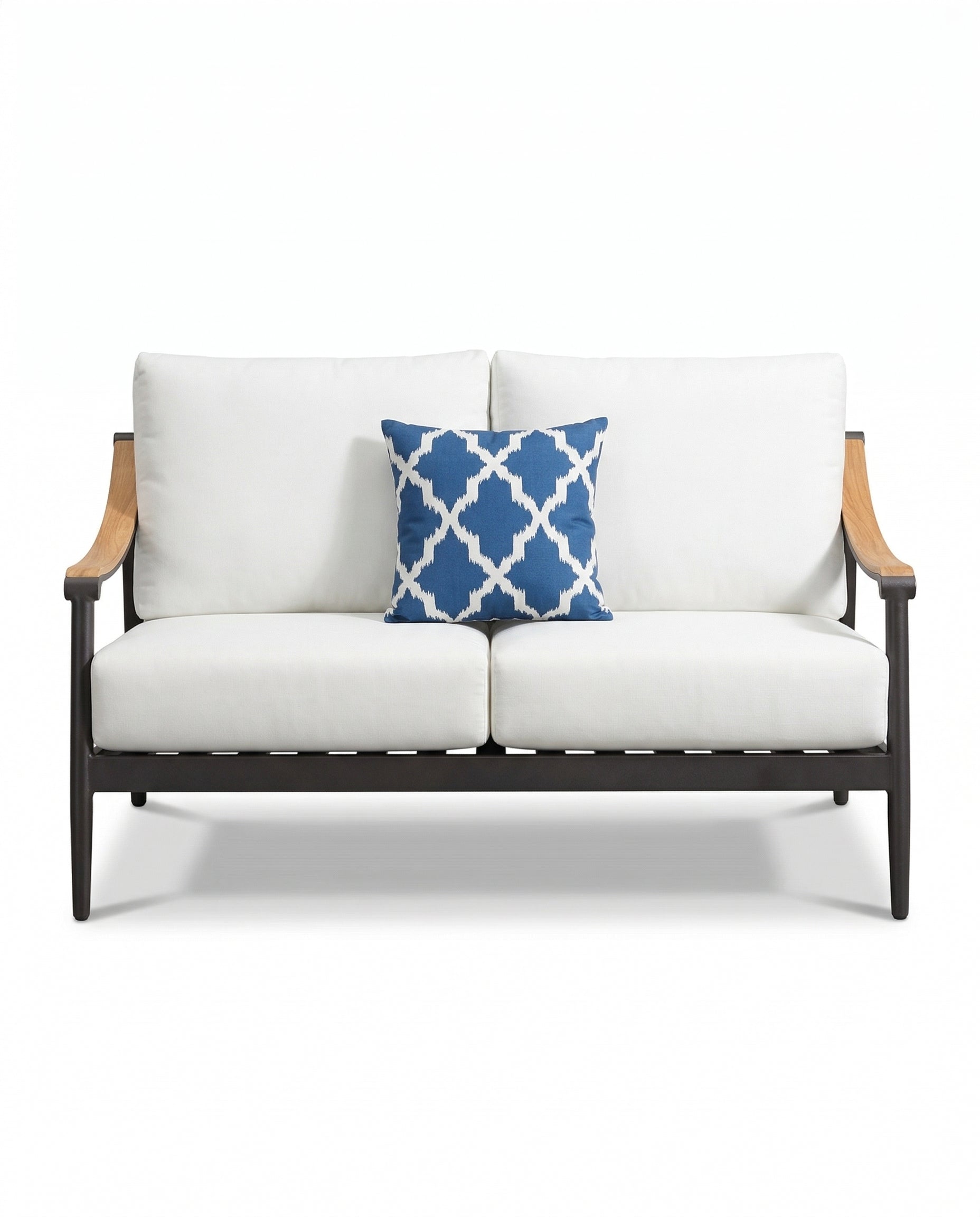 Hensen White Outdoor 2-Seater Lounge Sofa