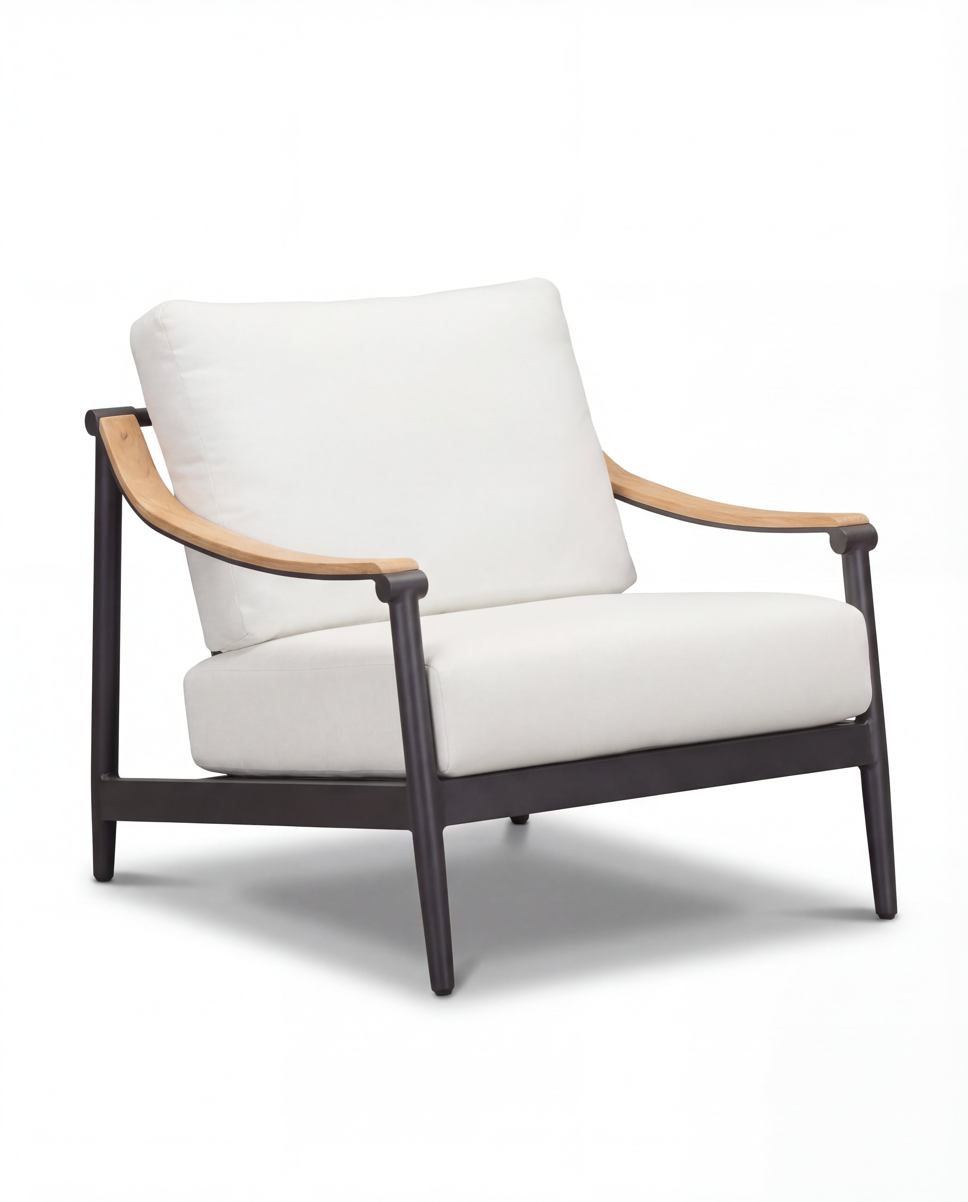 Hensen White Outdoor Lounge Sofa Chair