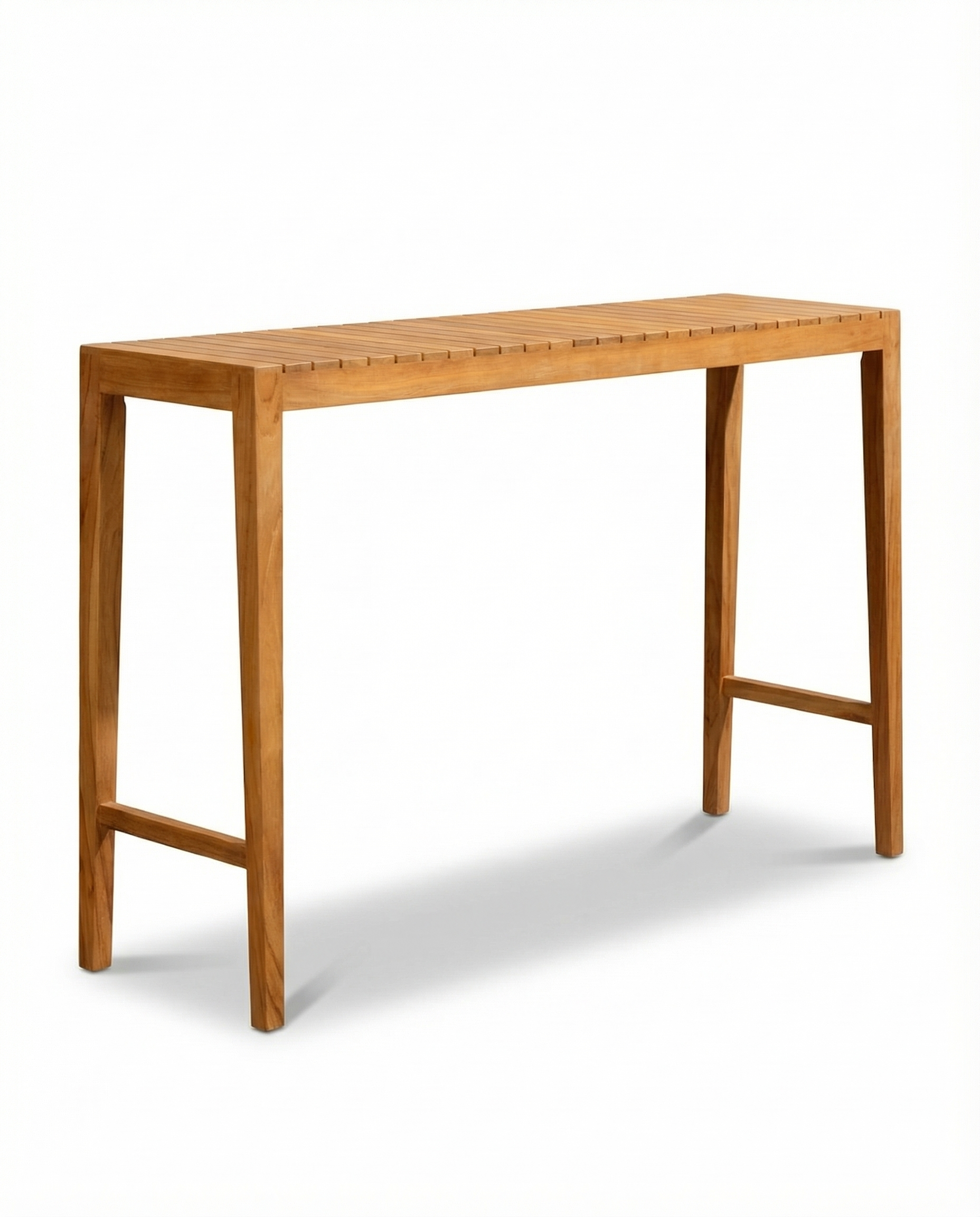 Ibiza Natural Wood Outdoor Bar Table