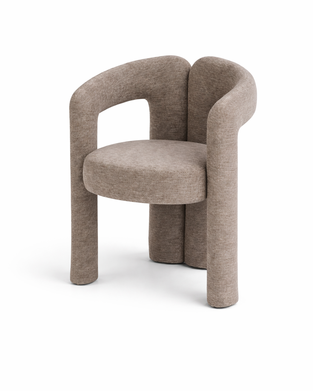 Ilana Brown Boucle Chair 2