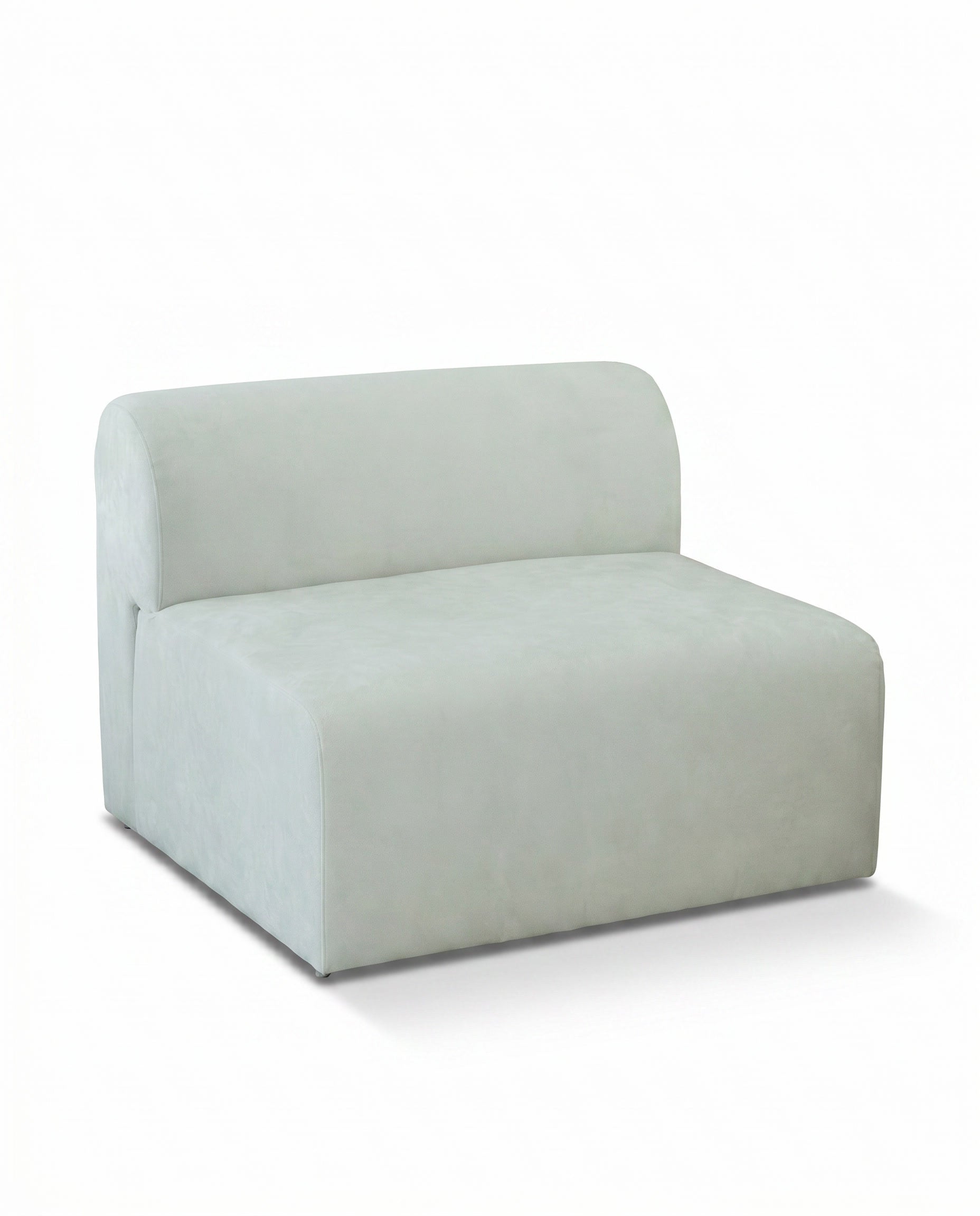Kallia White Boucle Center Module