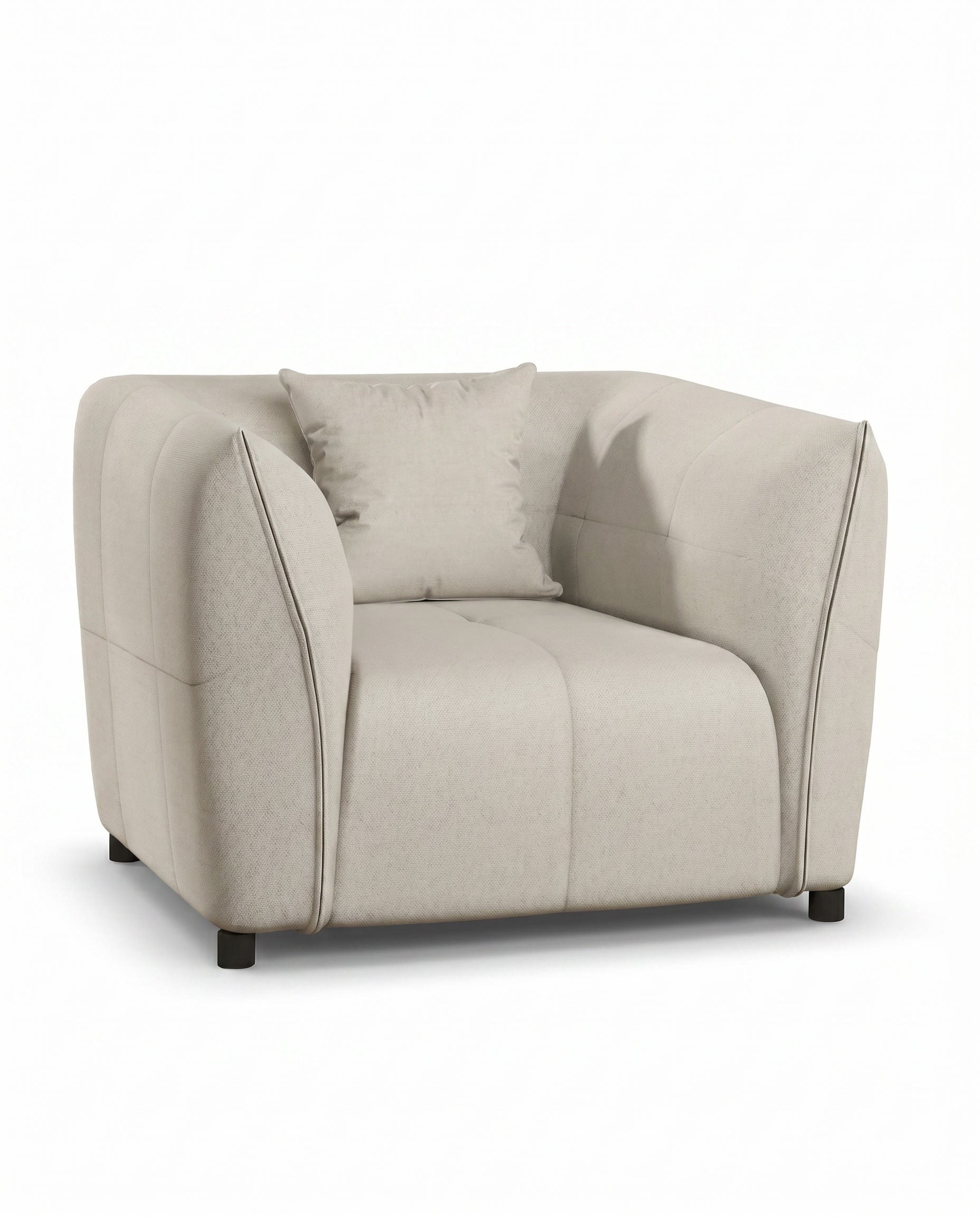 Kaycee Stone Ivory Sofa Chair