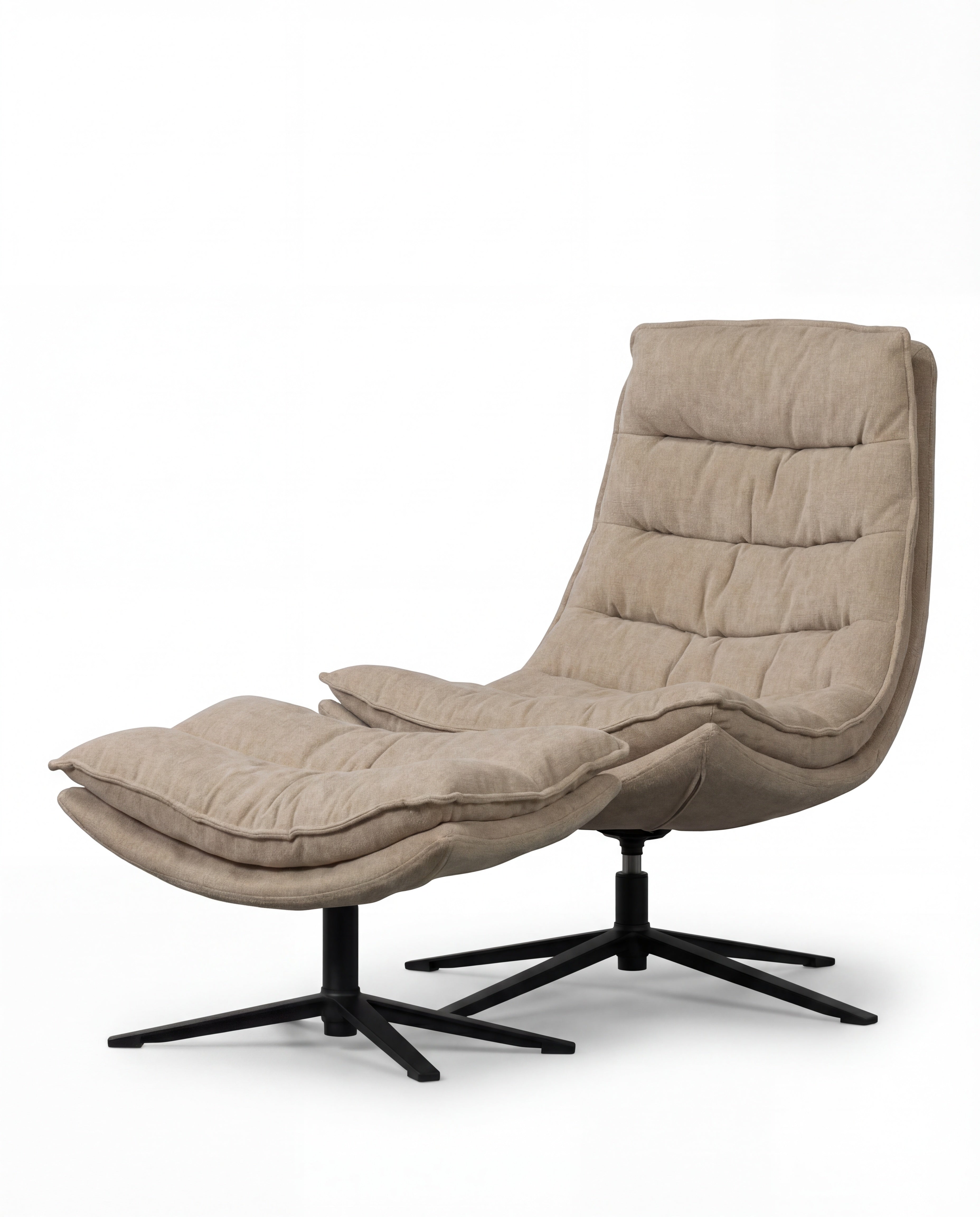Ravello Light Brown Swivel Lounge Chair