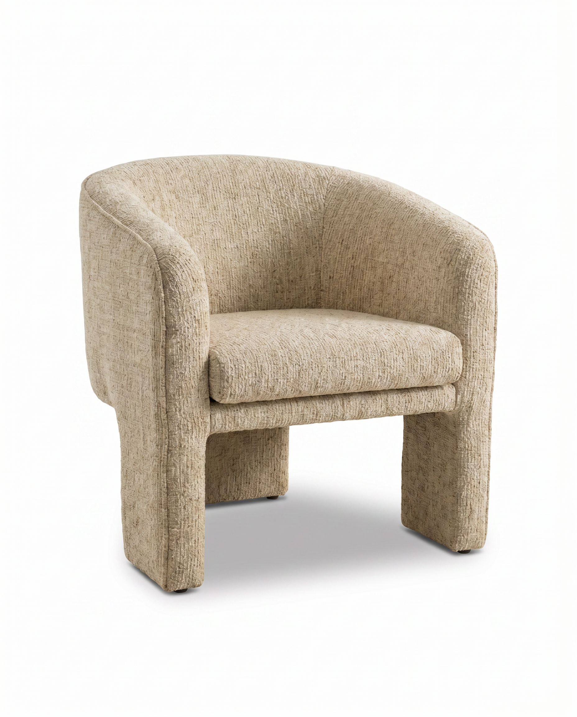 Kendra Warm Beige Lounge Chair