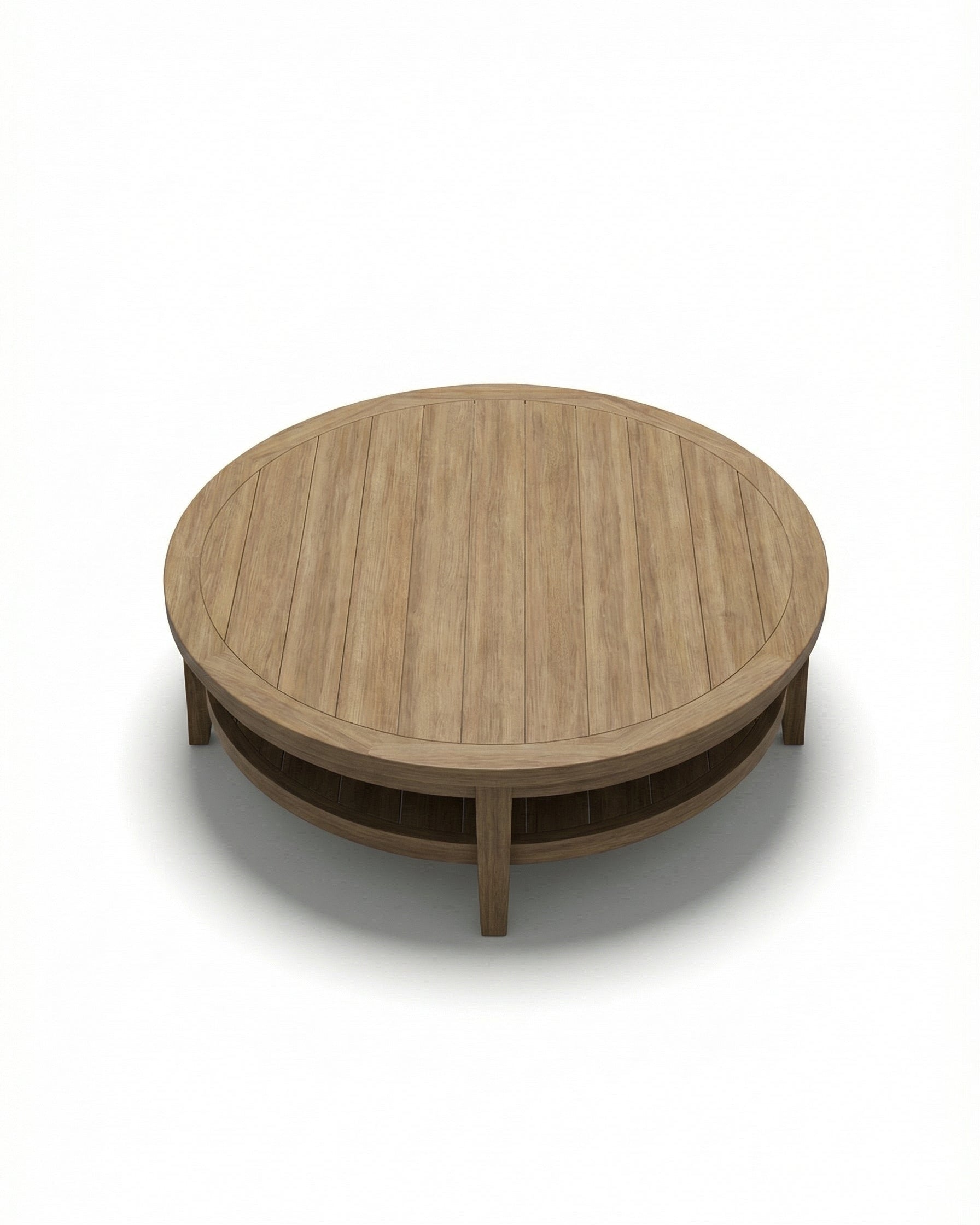 Melrose Natural Wood Outdoor Coffee Table