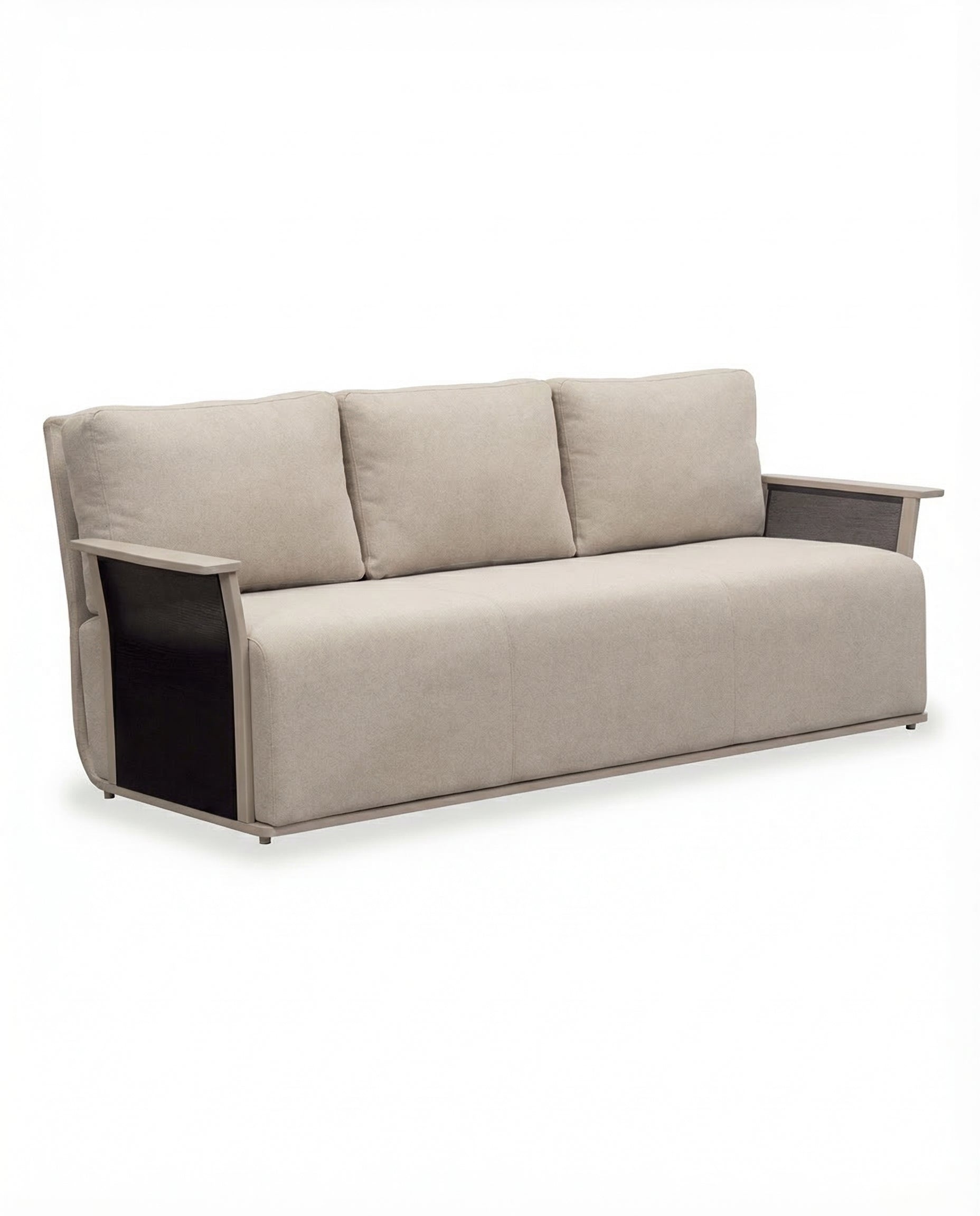 Memphis Light Wood  Outdoor Lounge Sofa