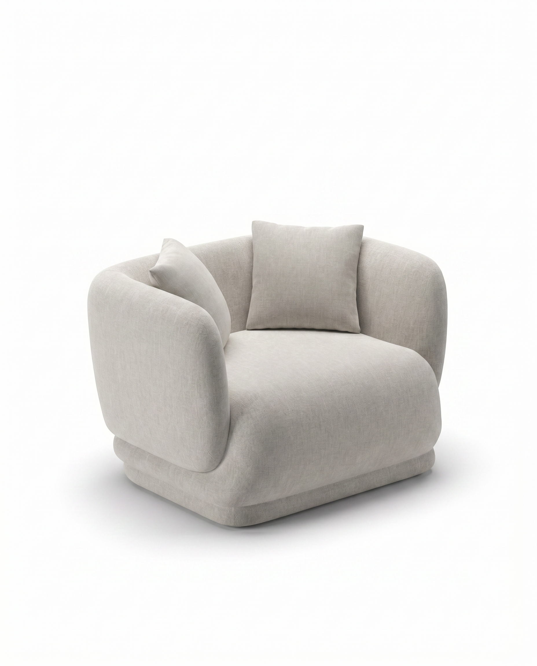 Mykonos Off-White Lounge Sofa Chair
