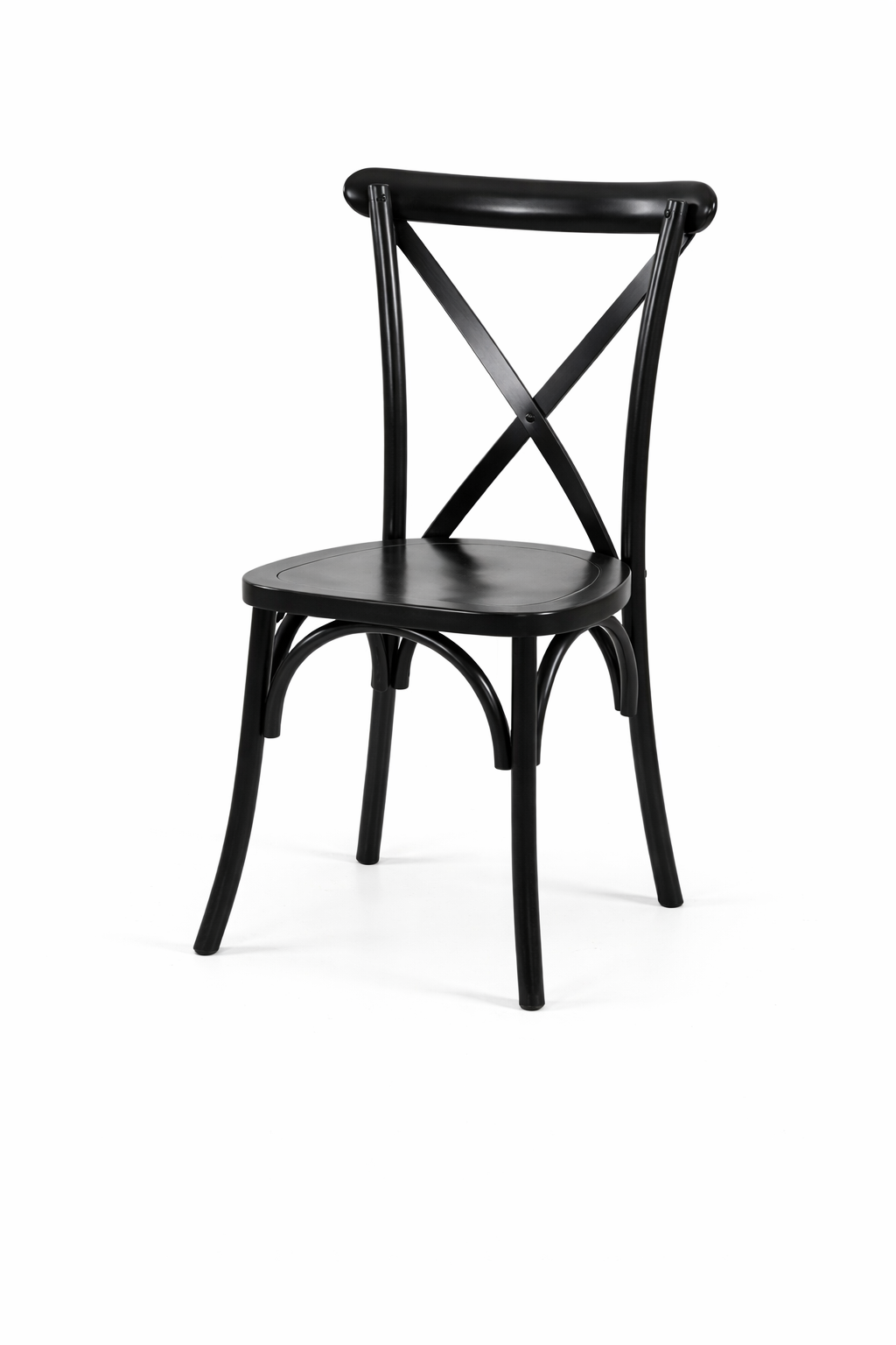 Nero Black Wood Cane Dining Chair