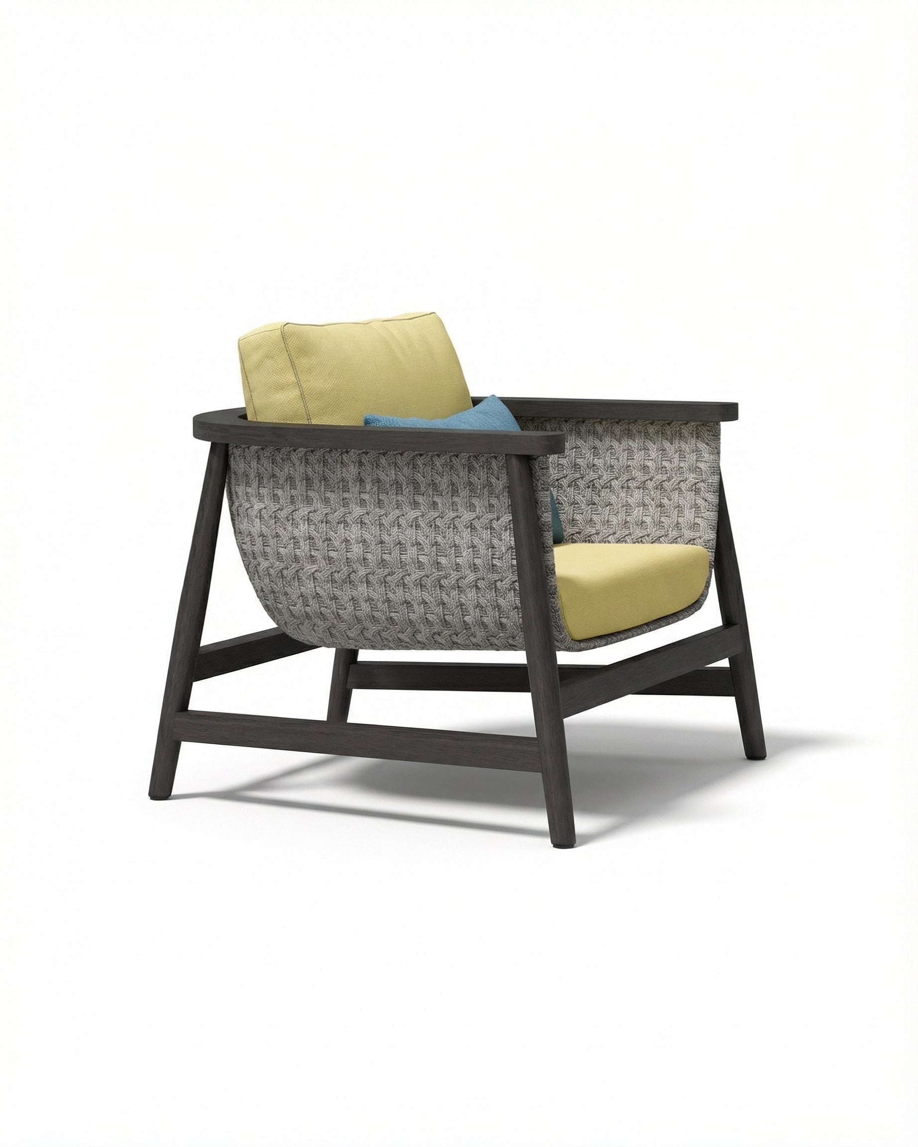 New York Dark Grey Outdoor Lounge Chair