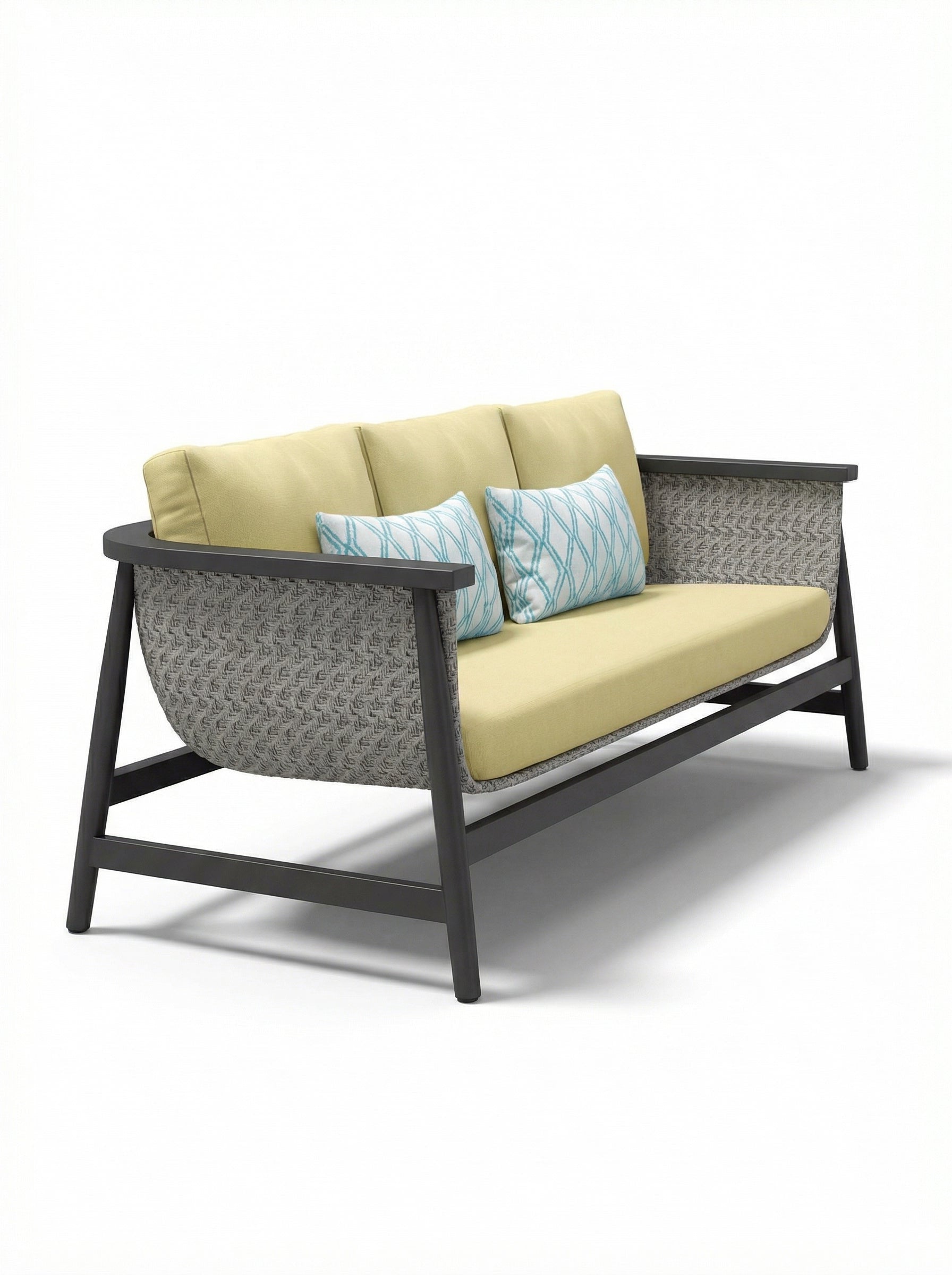 New York Dark Grey Outdoor Lounge Sofa