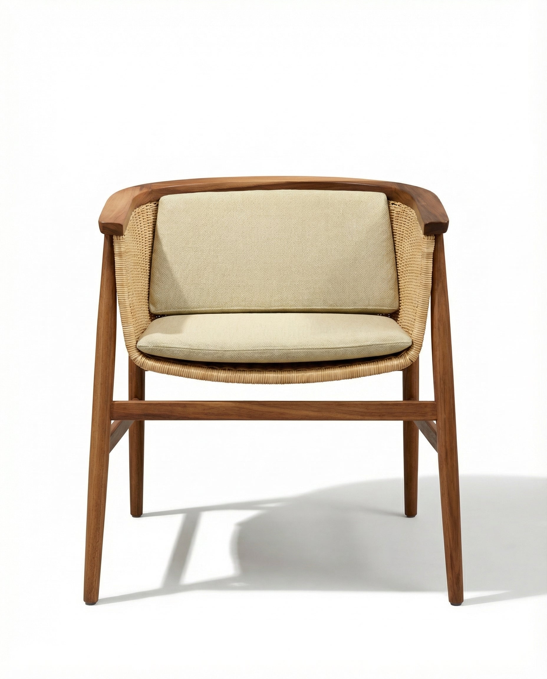 New York Natural Wood Outdoor Dining Chair
