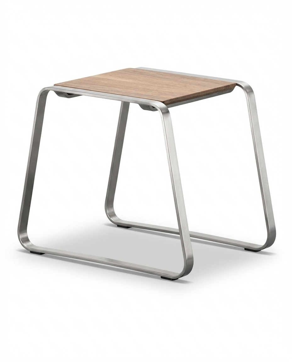 Osis Natural Wood Outdoor Side Table