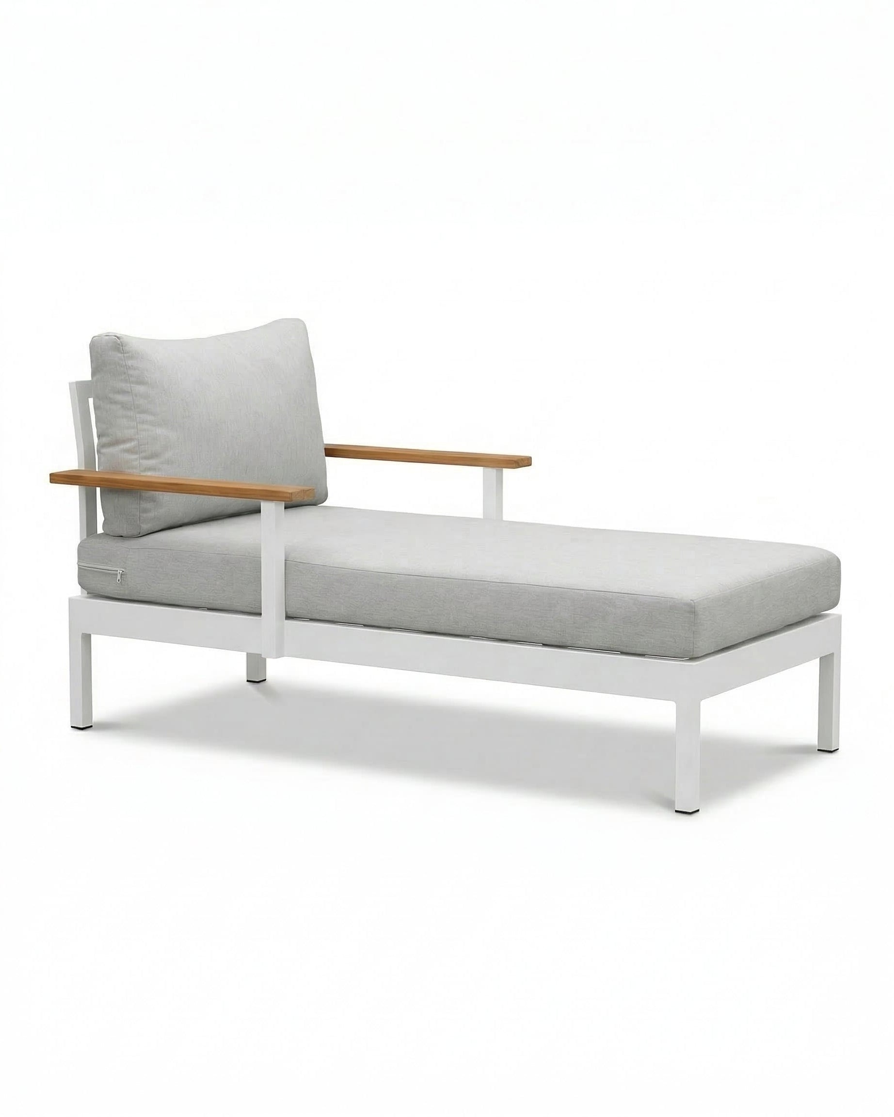 Oslo Light Grey Outdoor LAF Lounge Chaise