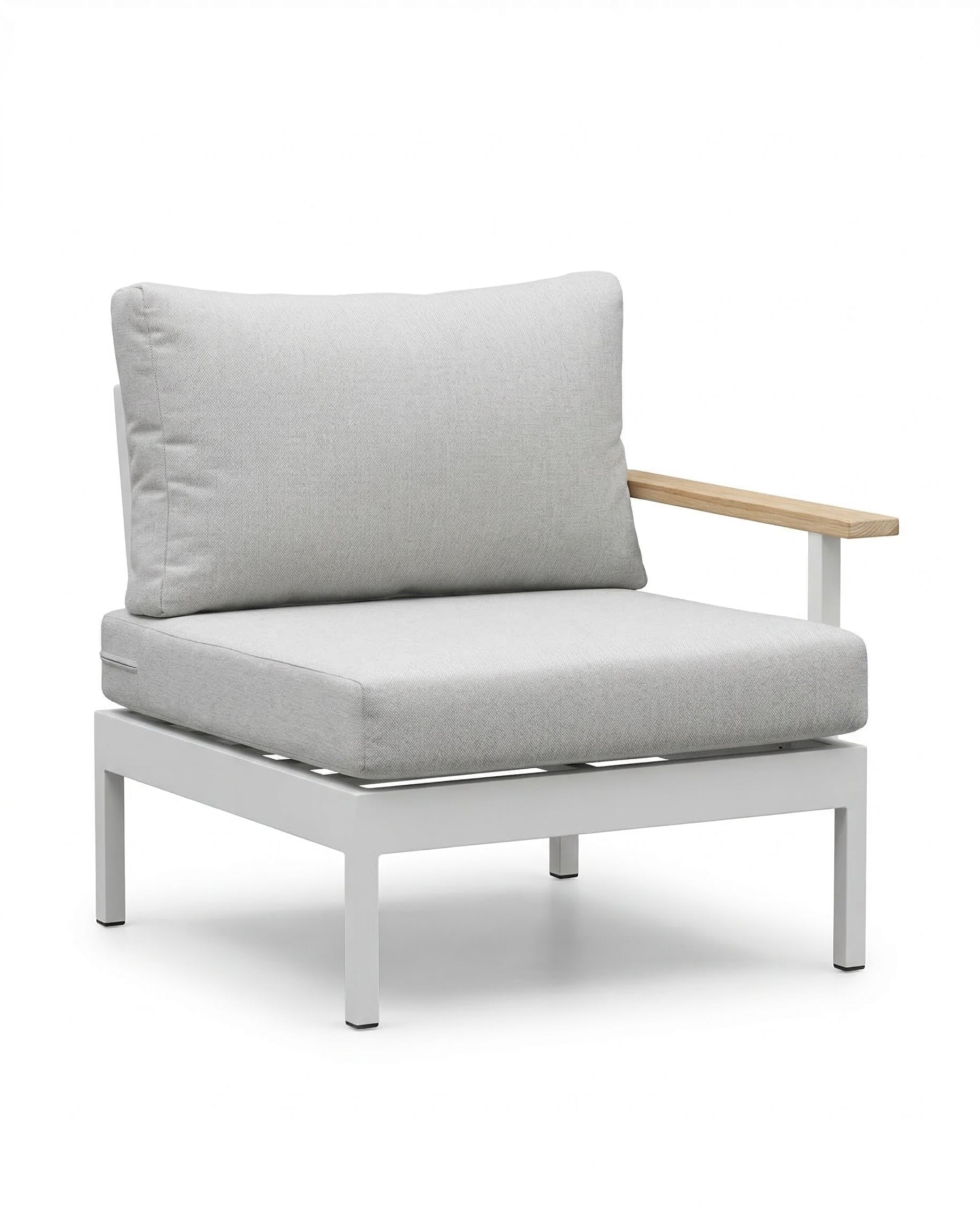 Oslo Light Grey Outdoor RAF Lounge Chair