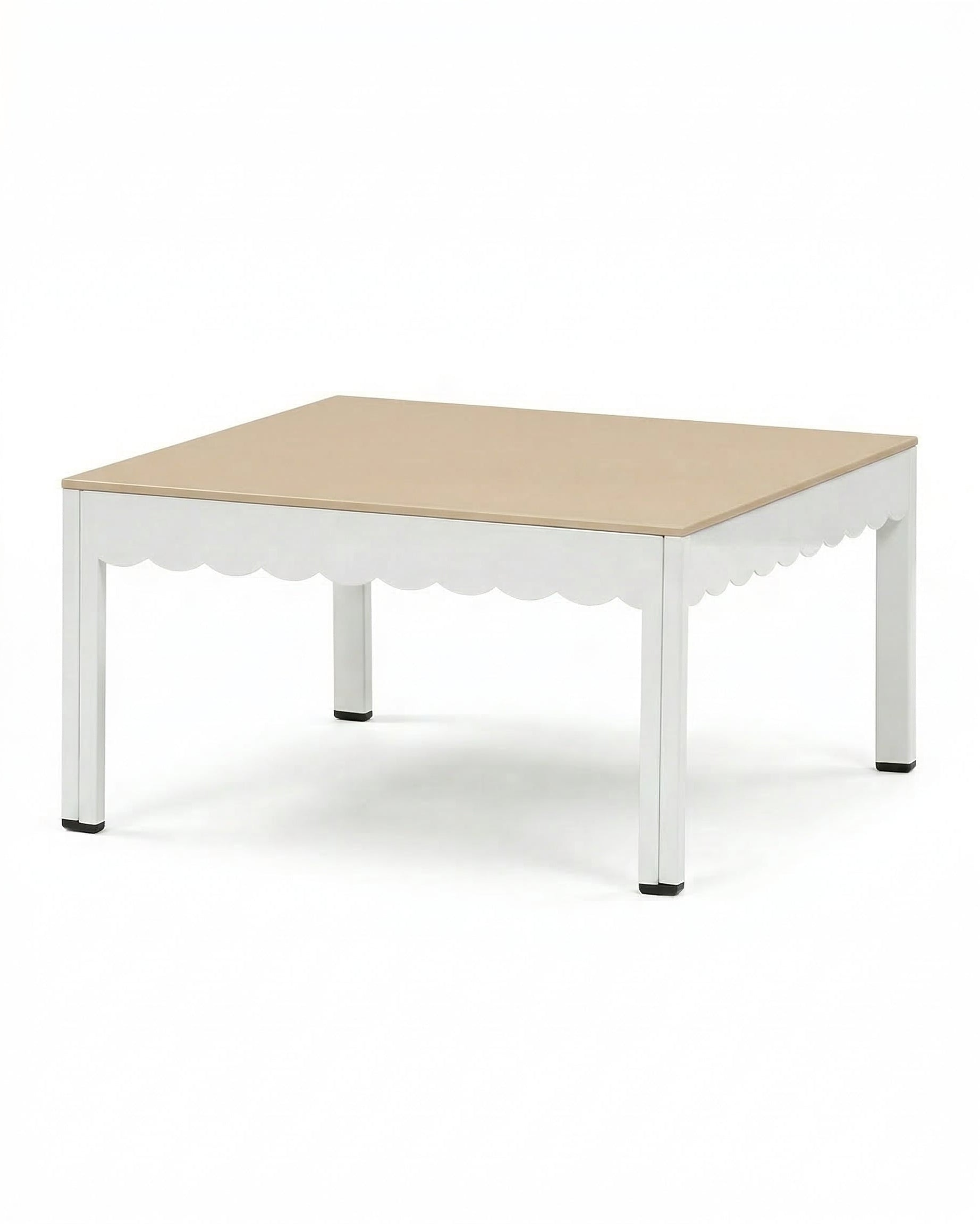 Oslo Off-White Outdoor Side Table With Top Beige