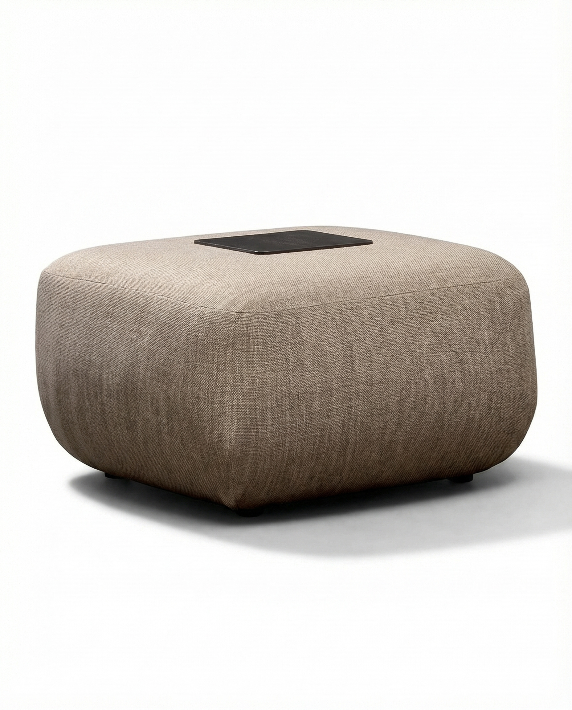 Oviedo Beige Outdoor Side Table