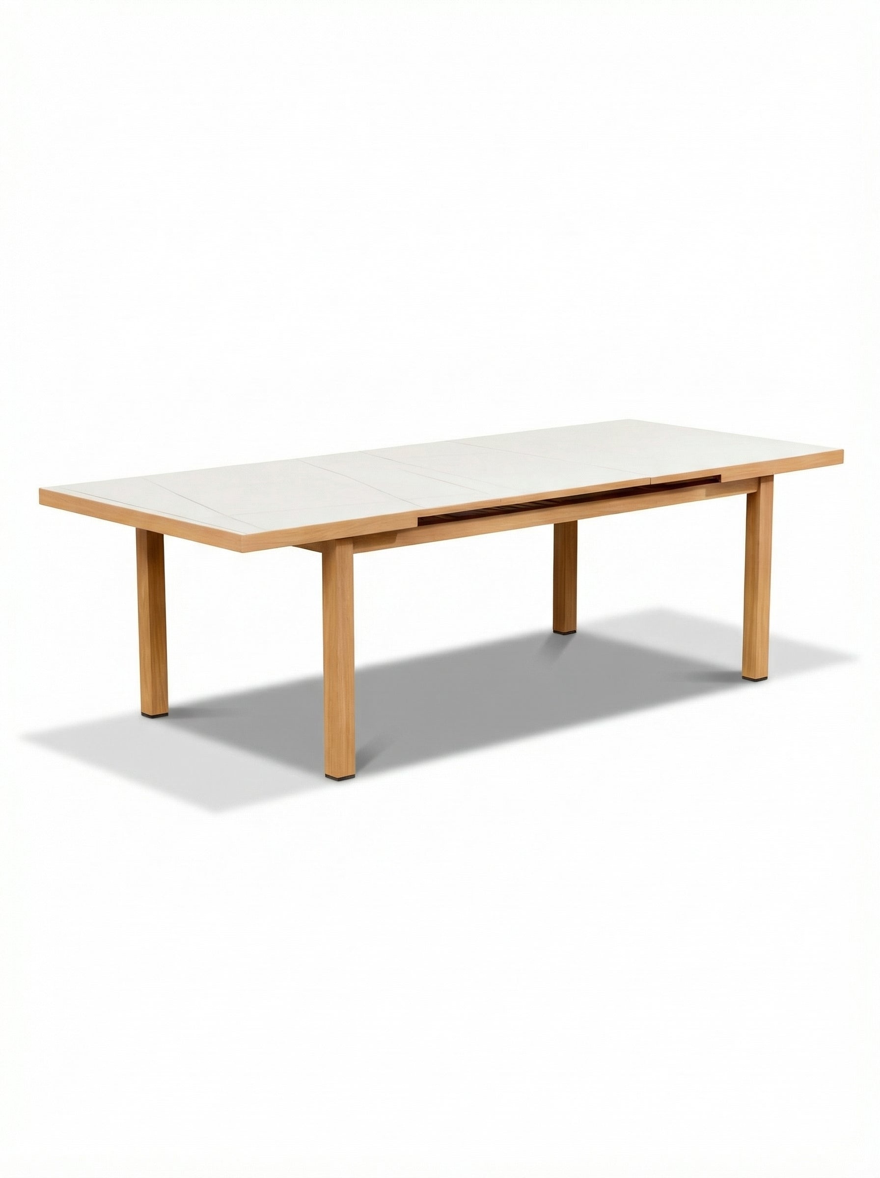 Paradise Extension Natural Wood Outdoor Dining Table