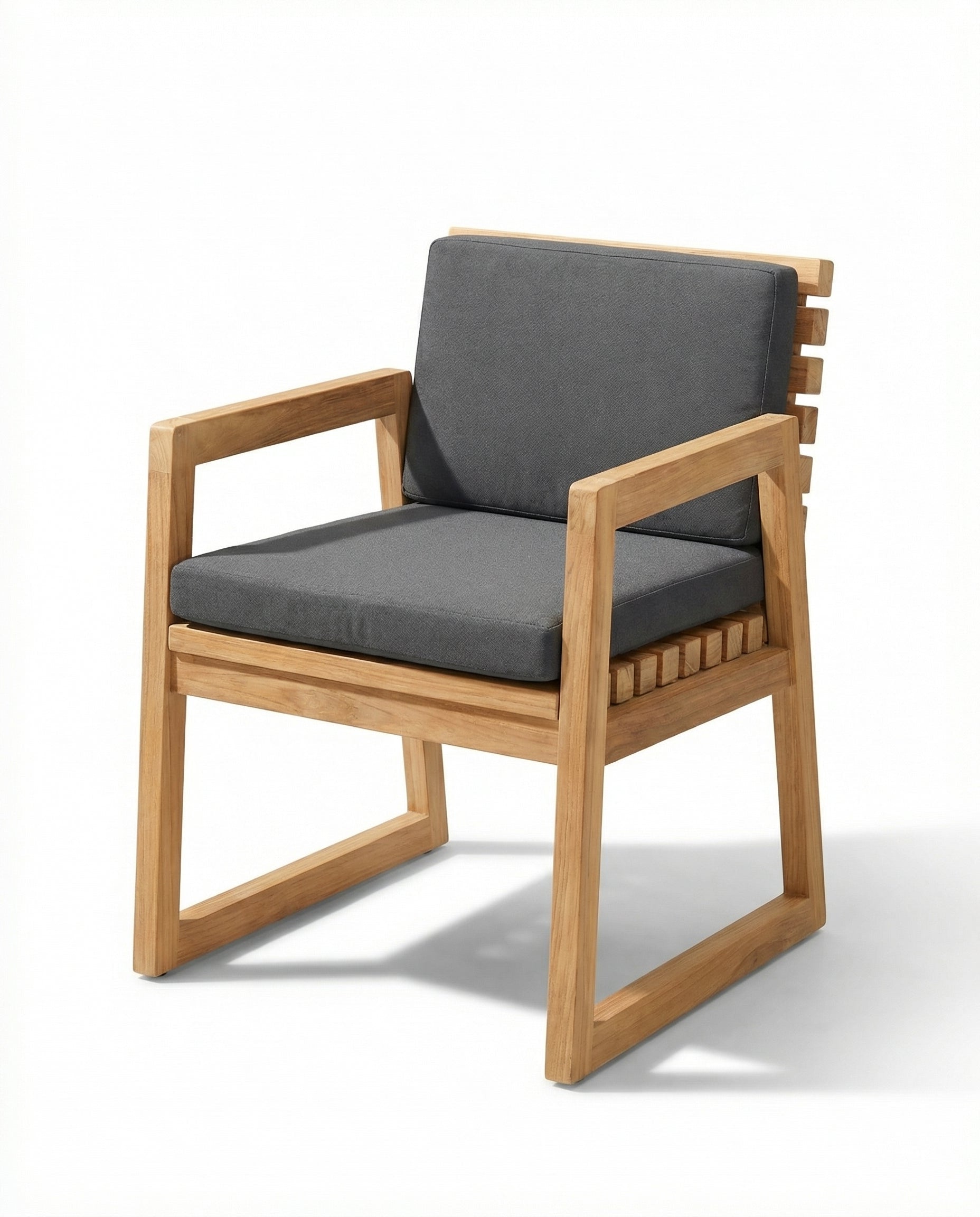 Philadelphia Natural Wood Outdoor Dining Chair