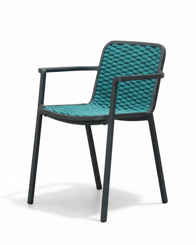 Rhine Dark Grey Outdoor Dining Chair