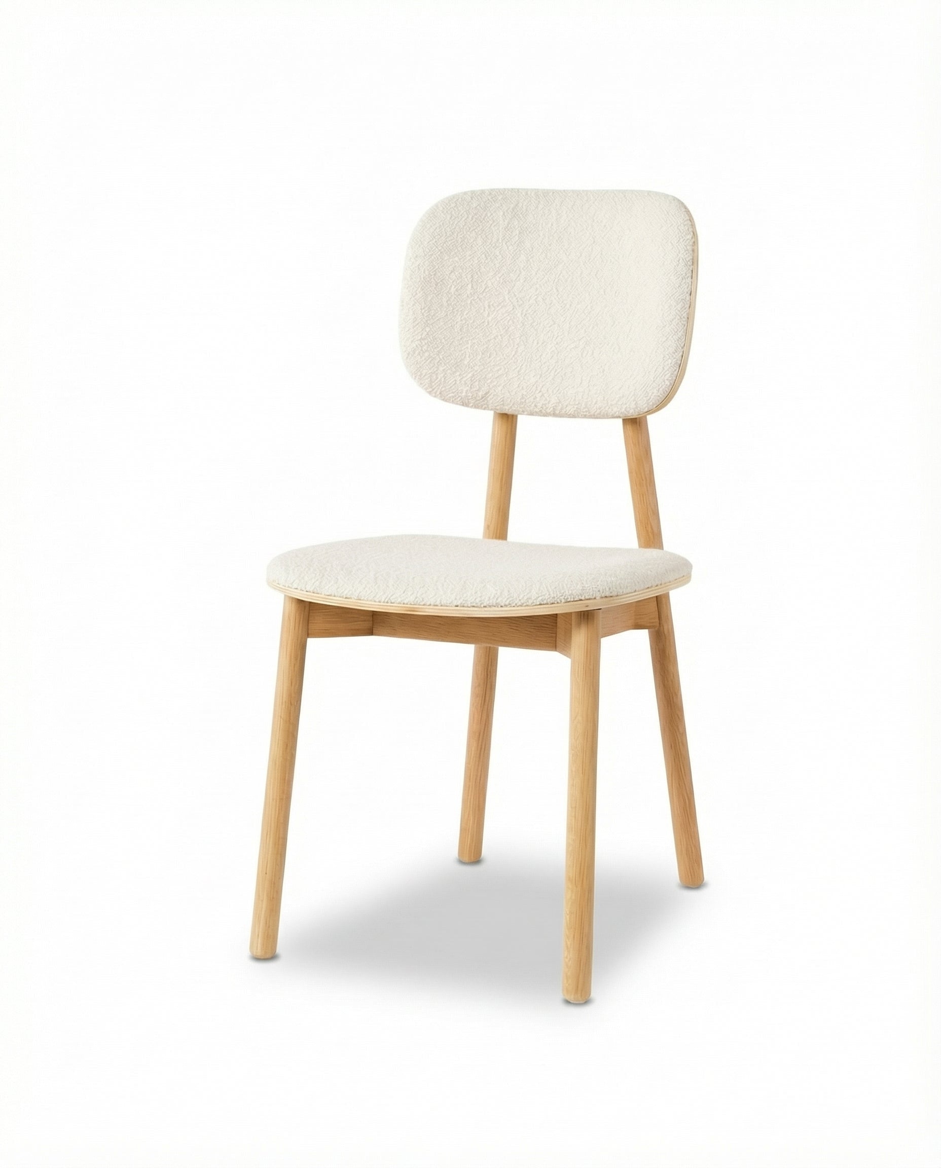 Selviro Natural Oak Wood Dining Chair