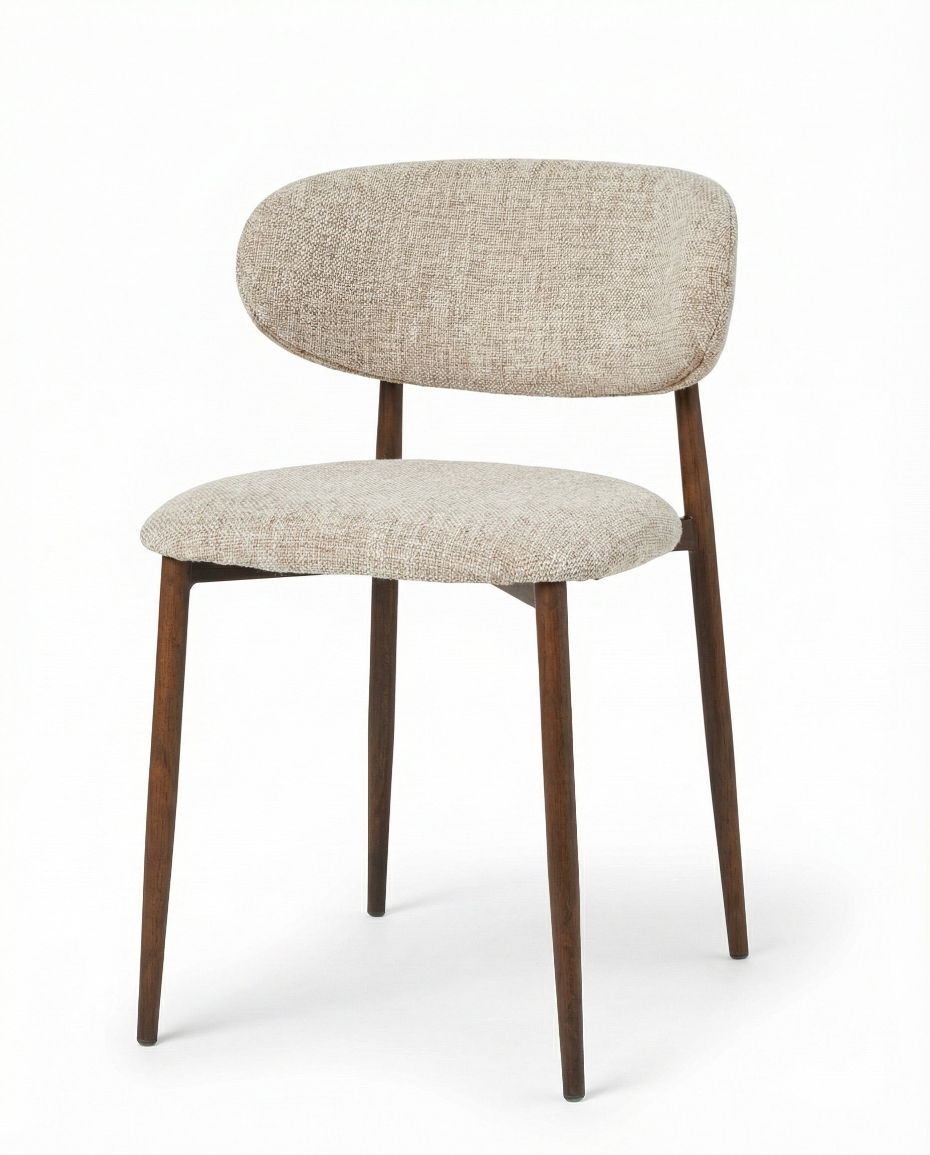 Selvro Beige Wooden Legs Bar Stool